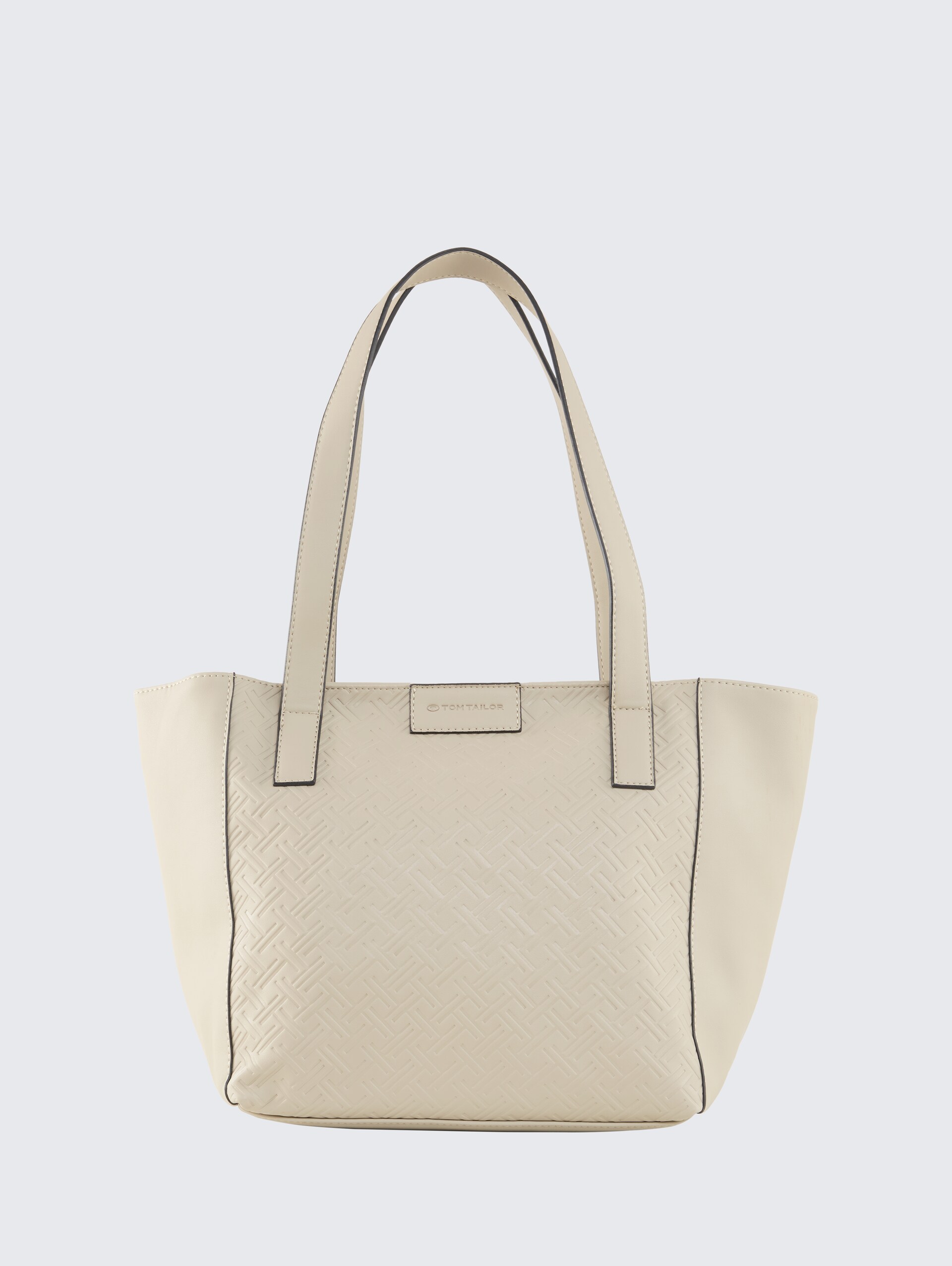 TTMIRENDA L Shopper mit Logo-Prägung - taupe / taupe - Vorder-Produkt-Ansicht