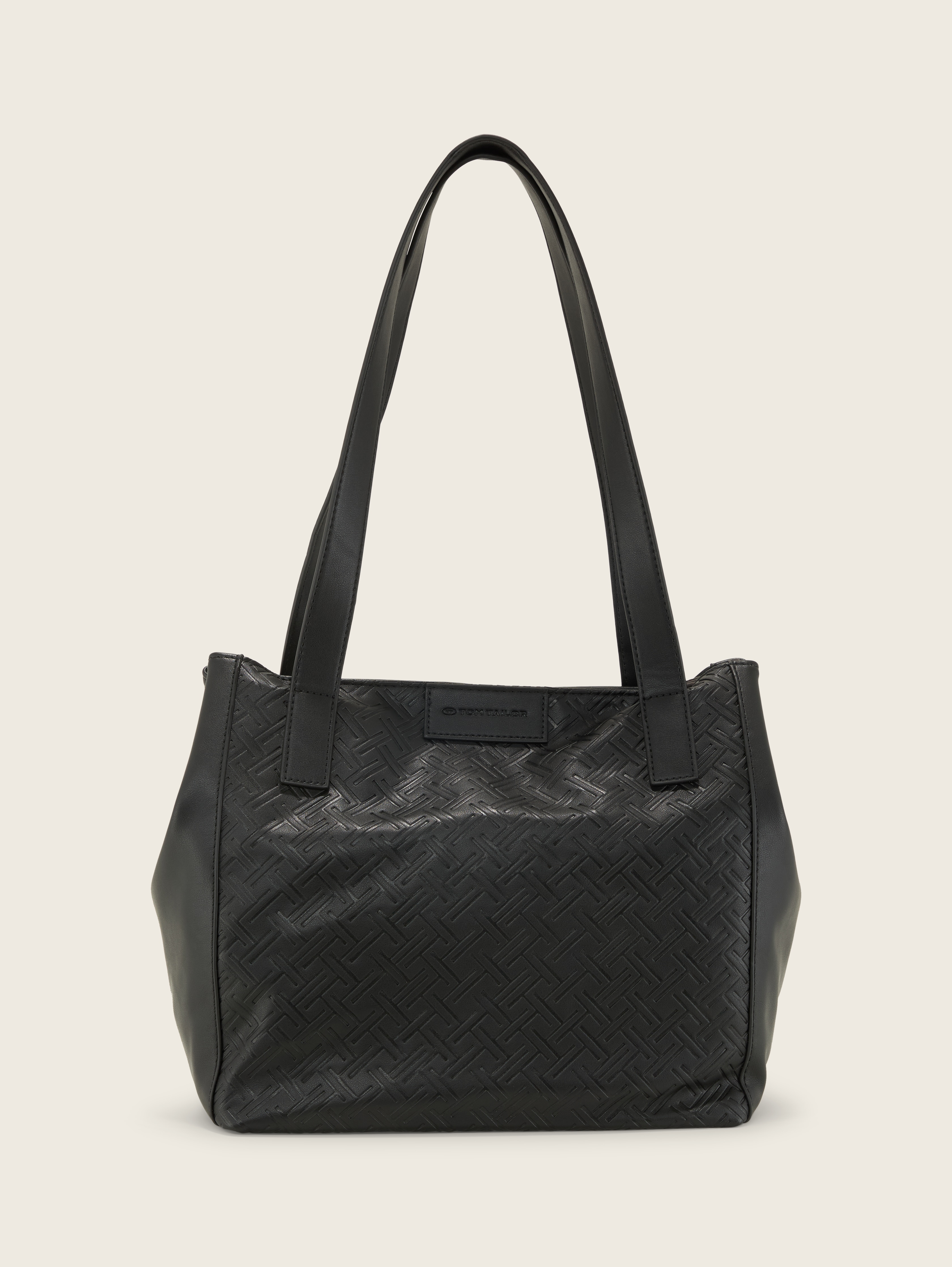 TTMIRENDA L Shopper mit Logo-Prägung von Women, schwarz / black