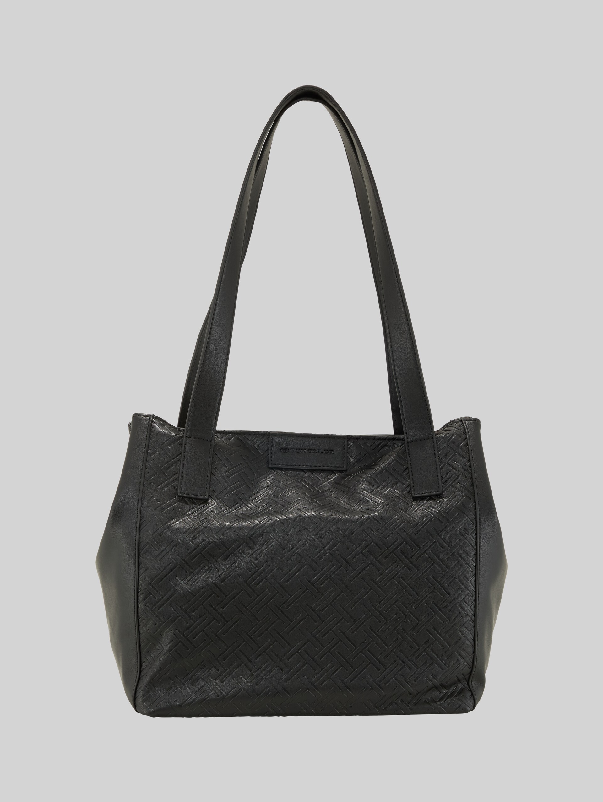 TTMIRENDA L shopper with embossed logo - schwarz / black - Front product view