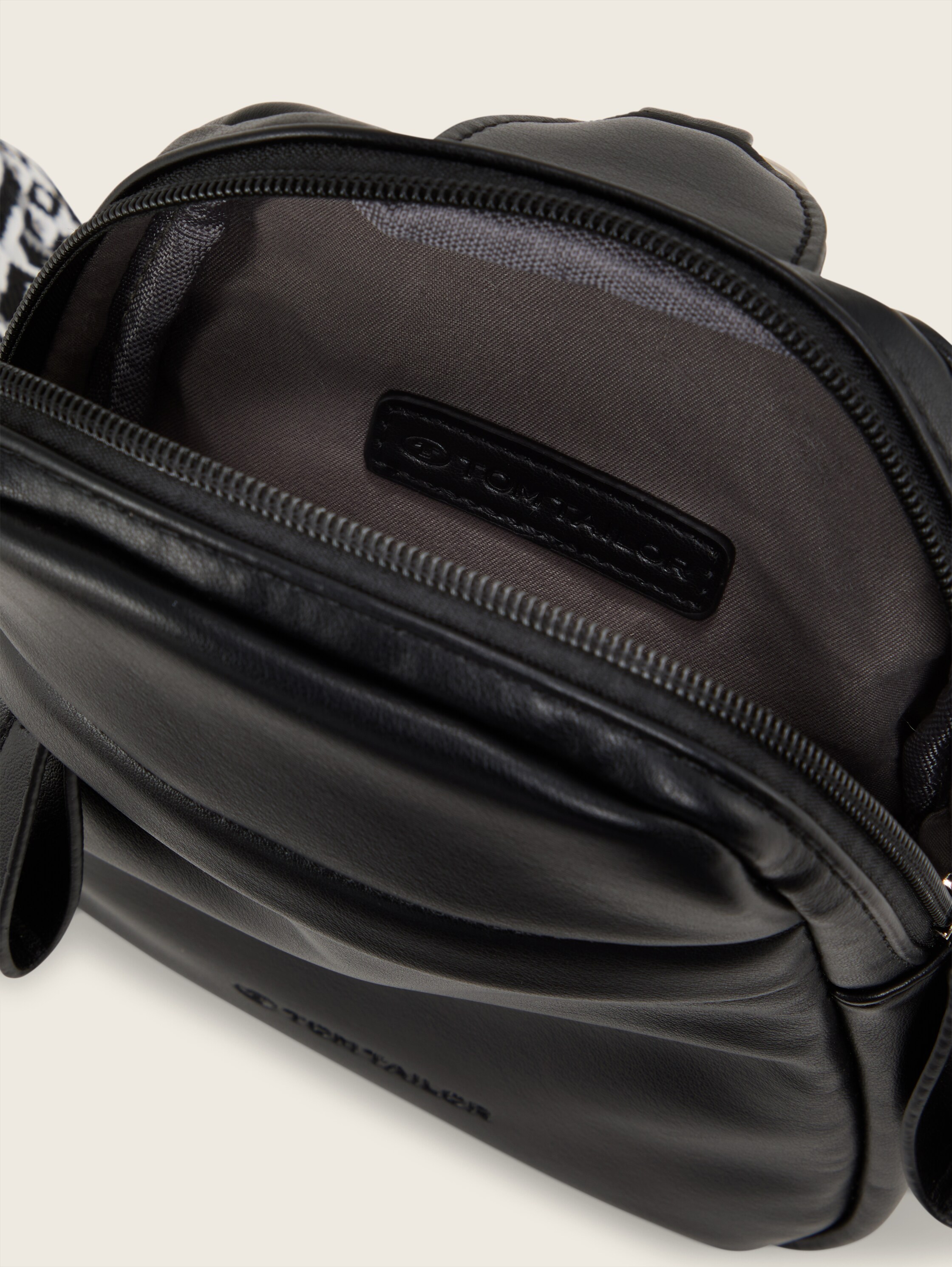 TTPALINA Rucksack mit gemustertem Webriemen - schwarz_black - 