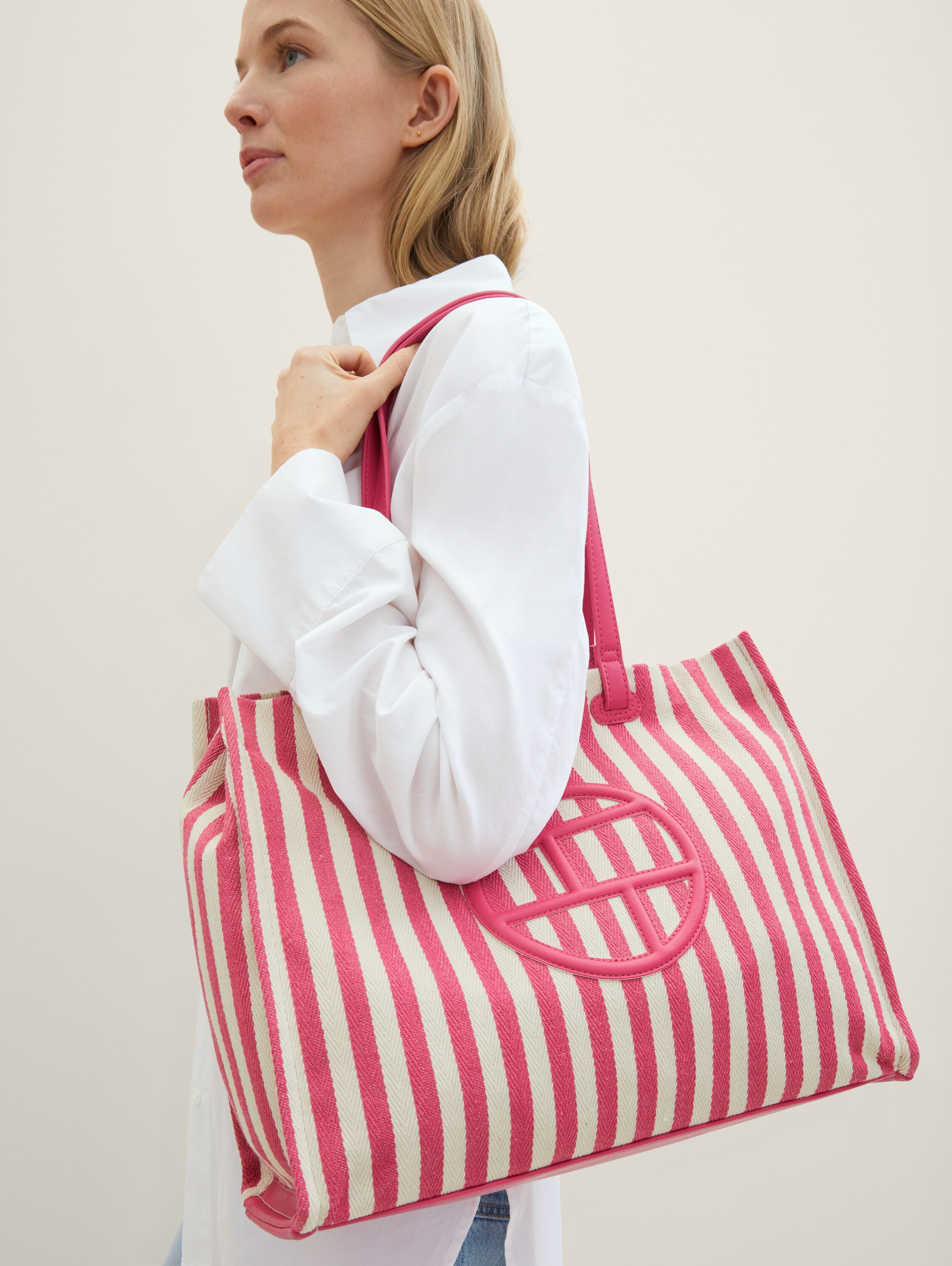 TTROMY L Shopper mit Blockstreifen - 1