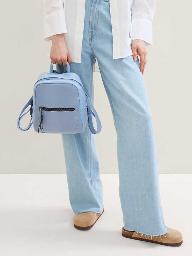 TTTAMARA S rugzak in canvas look door Women, hellblau / light blue