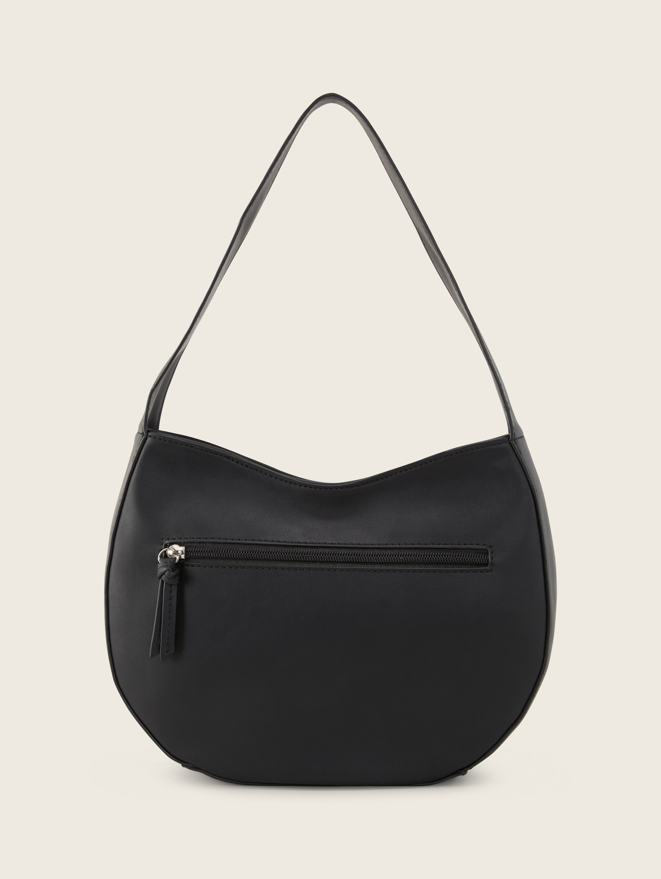 TTTHEA Schultertasche mit kleiner Logo-Prägung - schwarz_black - 