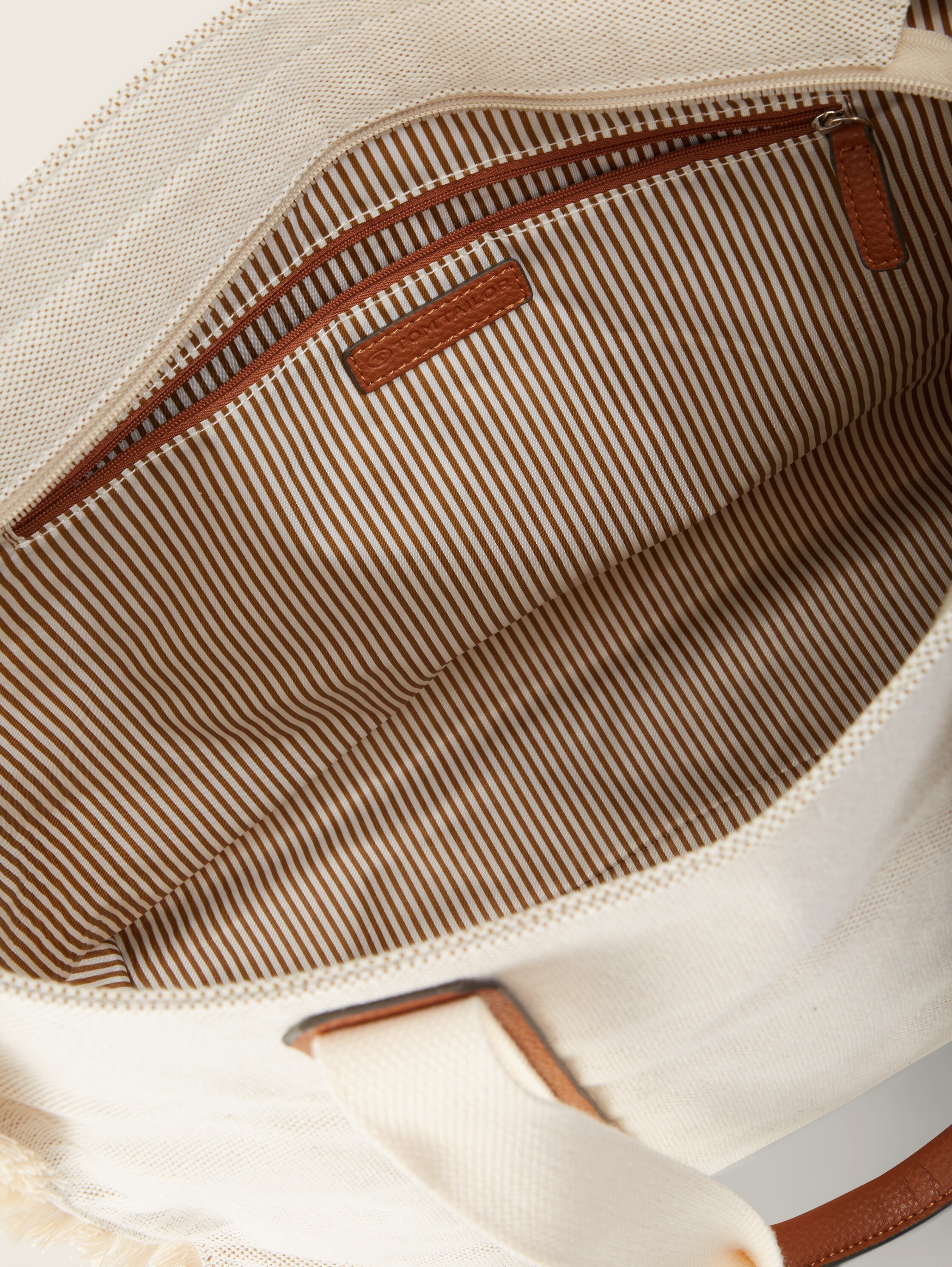 Sac cabas Zoya - mixed beige - vue latérale du produit 