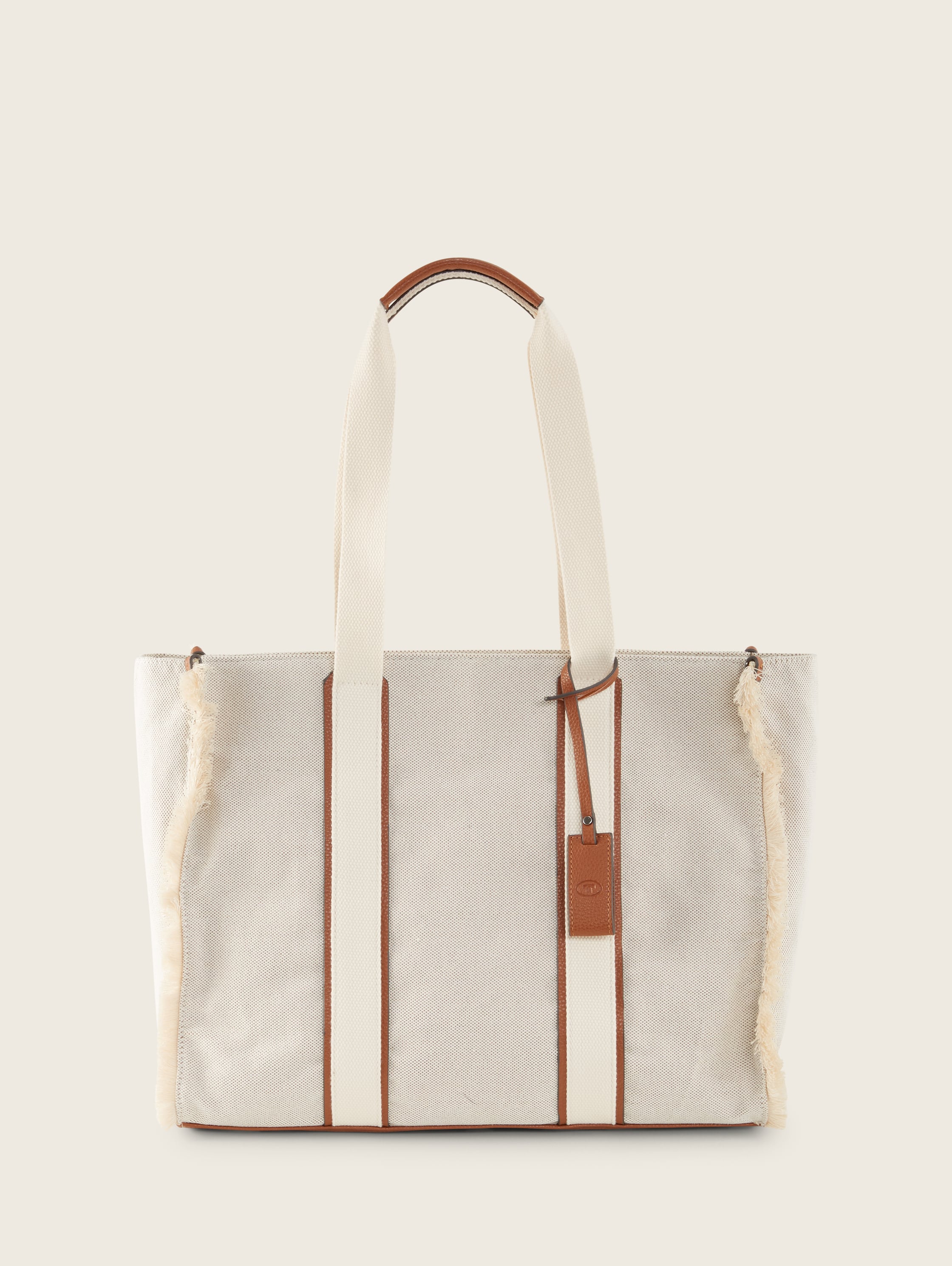 Sac cabas Zoya - mixed beige - Vue de face du produit