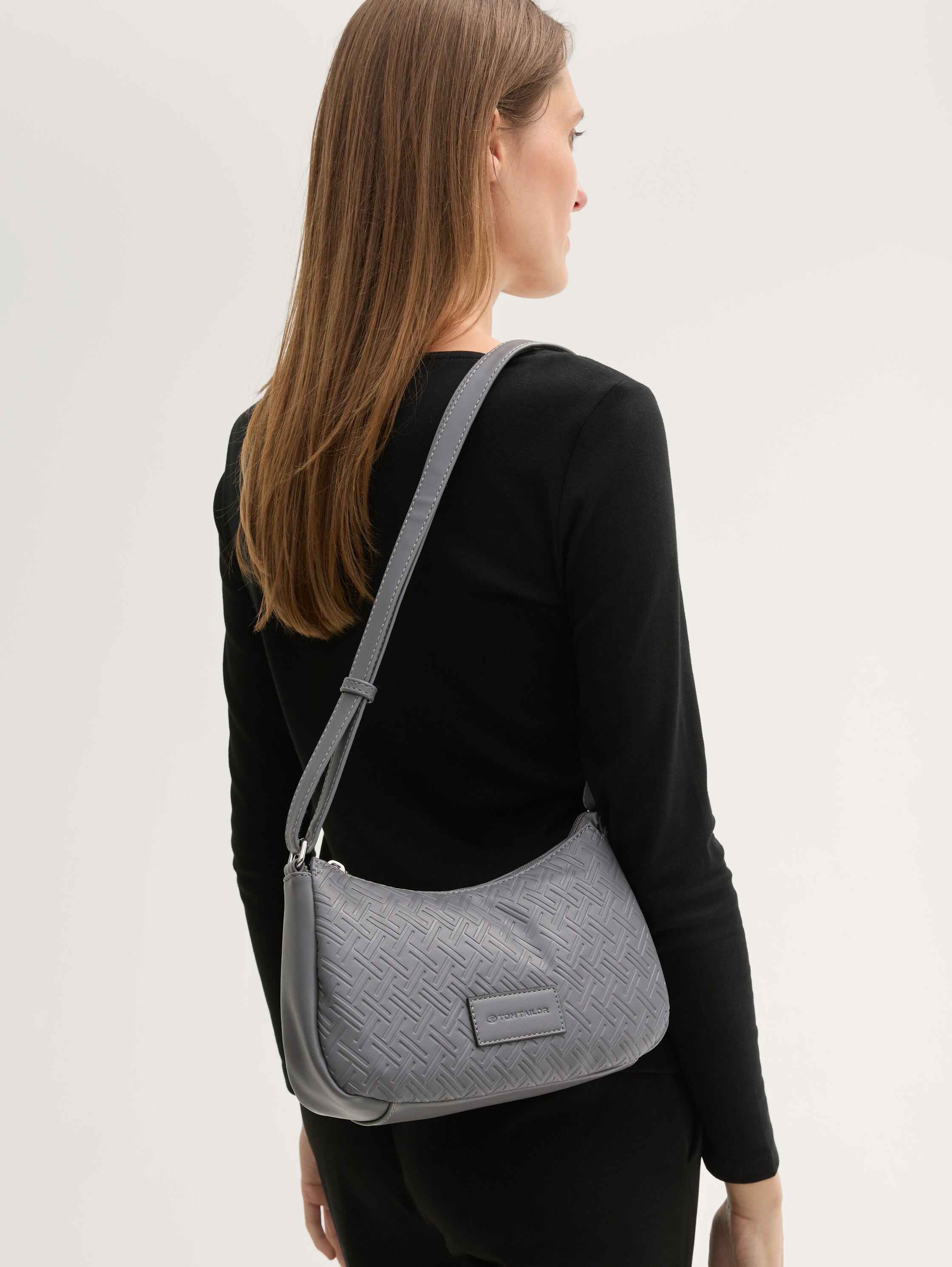 TTMIRENDA Umhängetasche mit Logo-Prägung - dark_grey - 