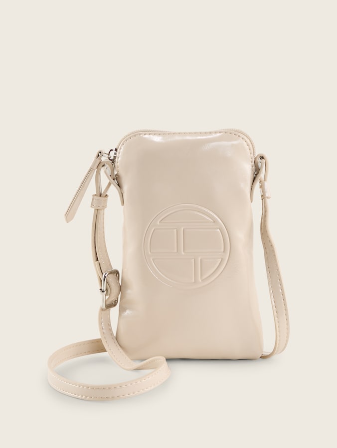 TTROSABEL smartphonehoesje in patentlook door Women, off white / off white