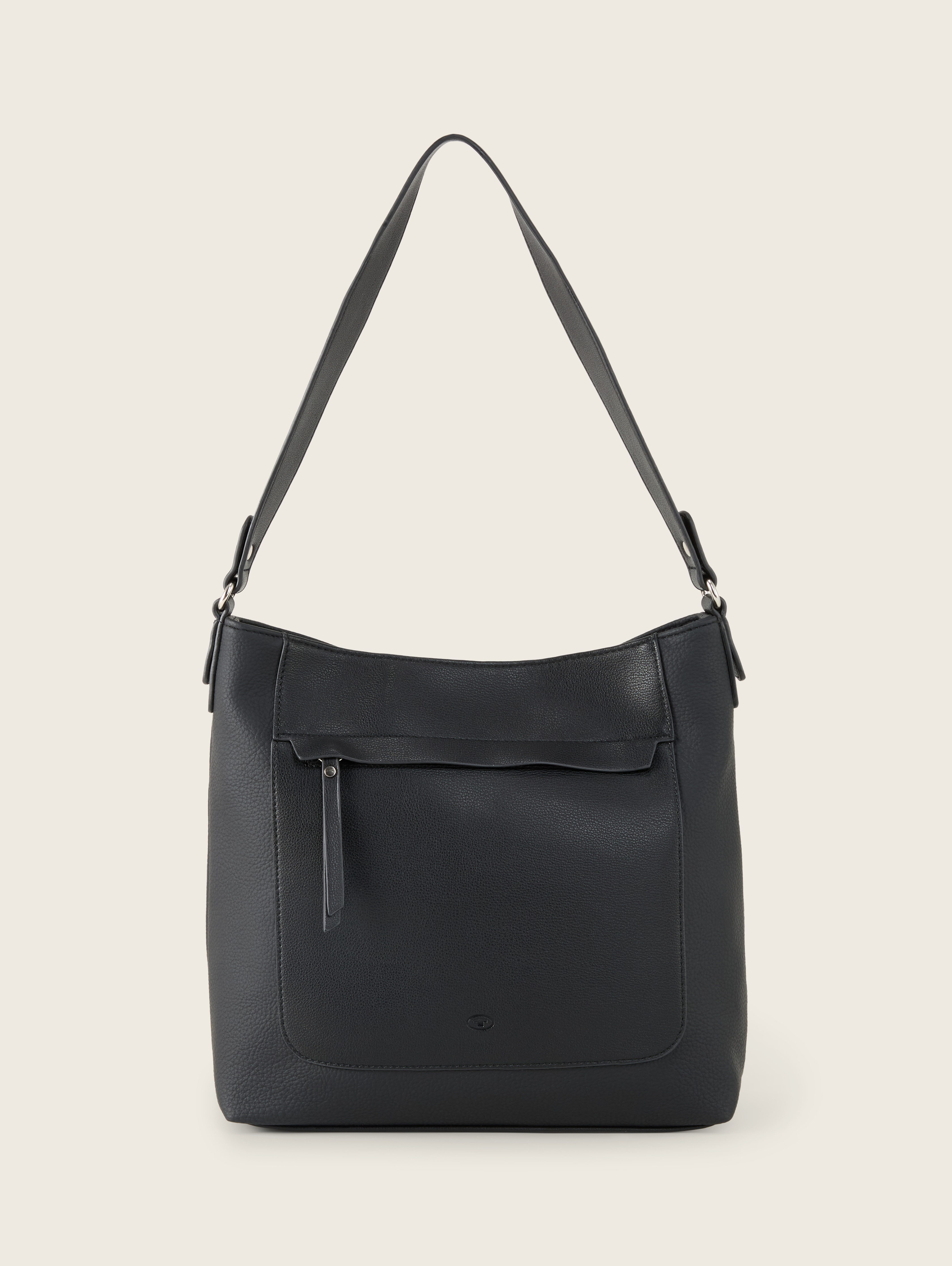 TTLAREA M Schultertasche aus Lederimitat von Women, schwarz / black