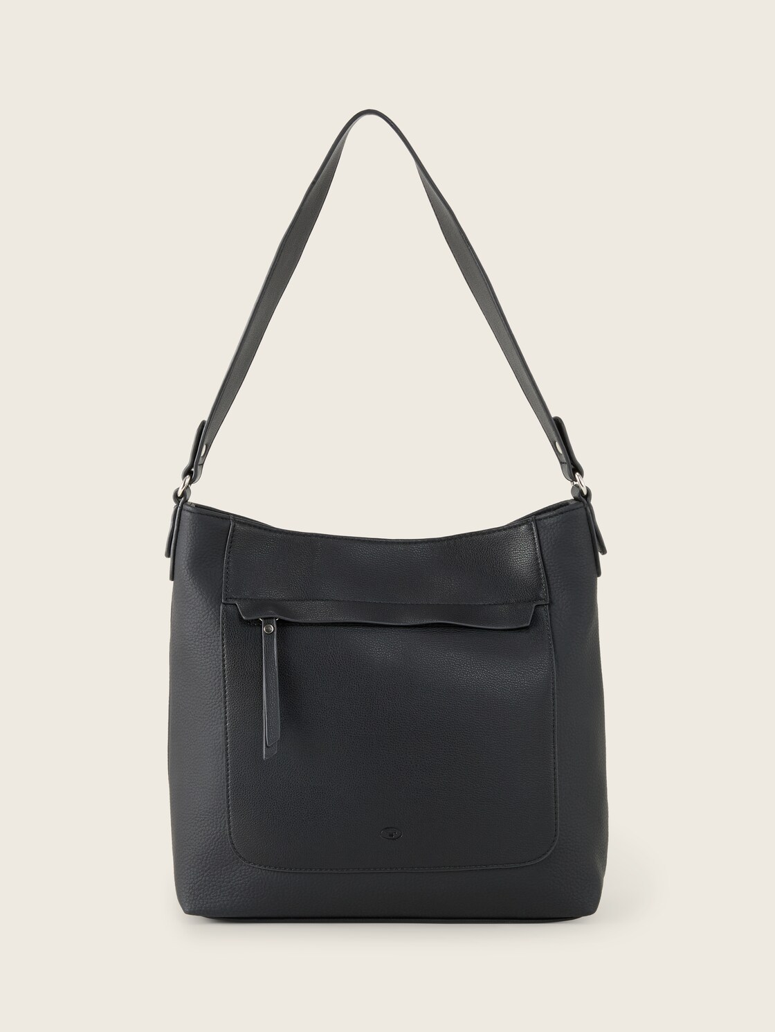 TTLAREA M Schultertasche aus Lederimitat - schwarz / black - Vorder-Produkt-Ansicht