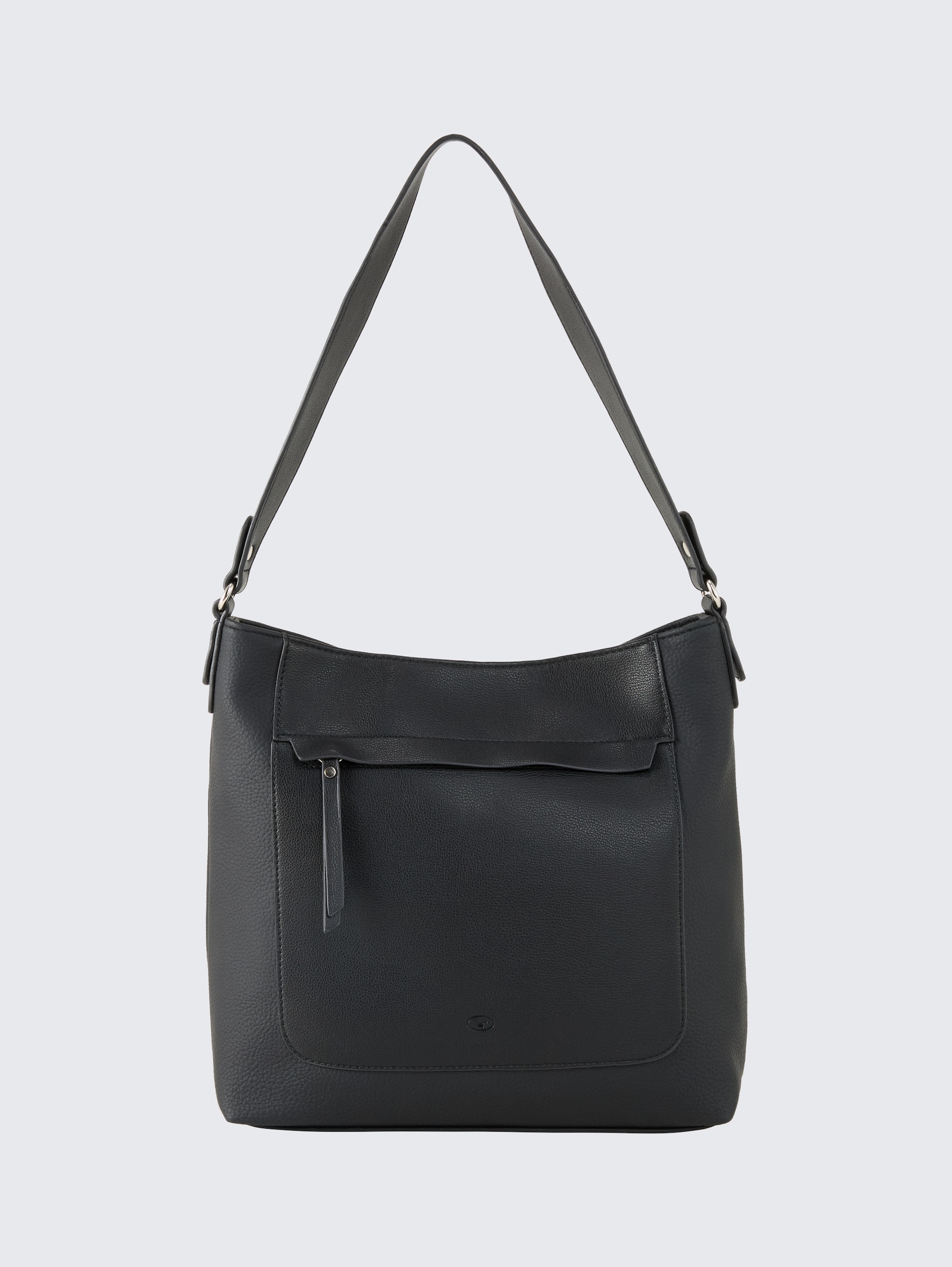 TTLAREA M Schultertasche aus Lederimitat - schwarz / black - Vorder-Produkt-Ansicht