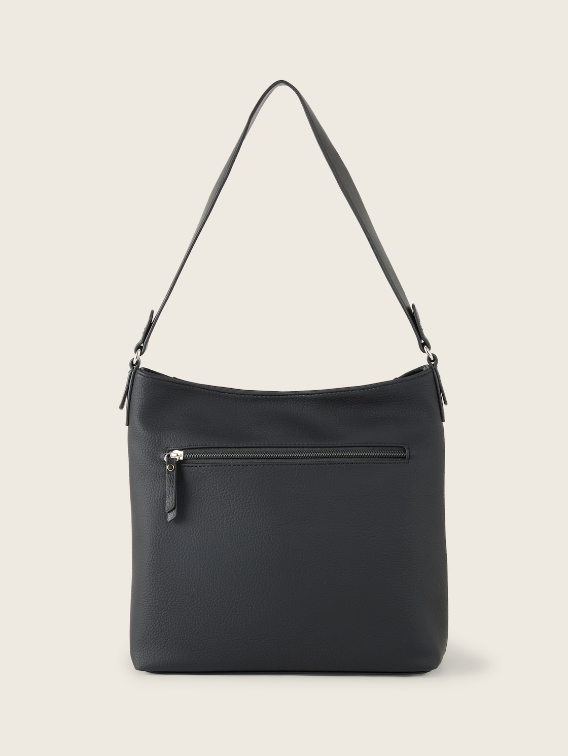 TTLAREA M Schultertasche aus Lederimitat - schwarz / black - Produkt-Rückansicht