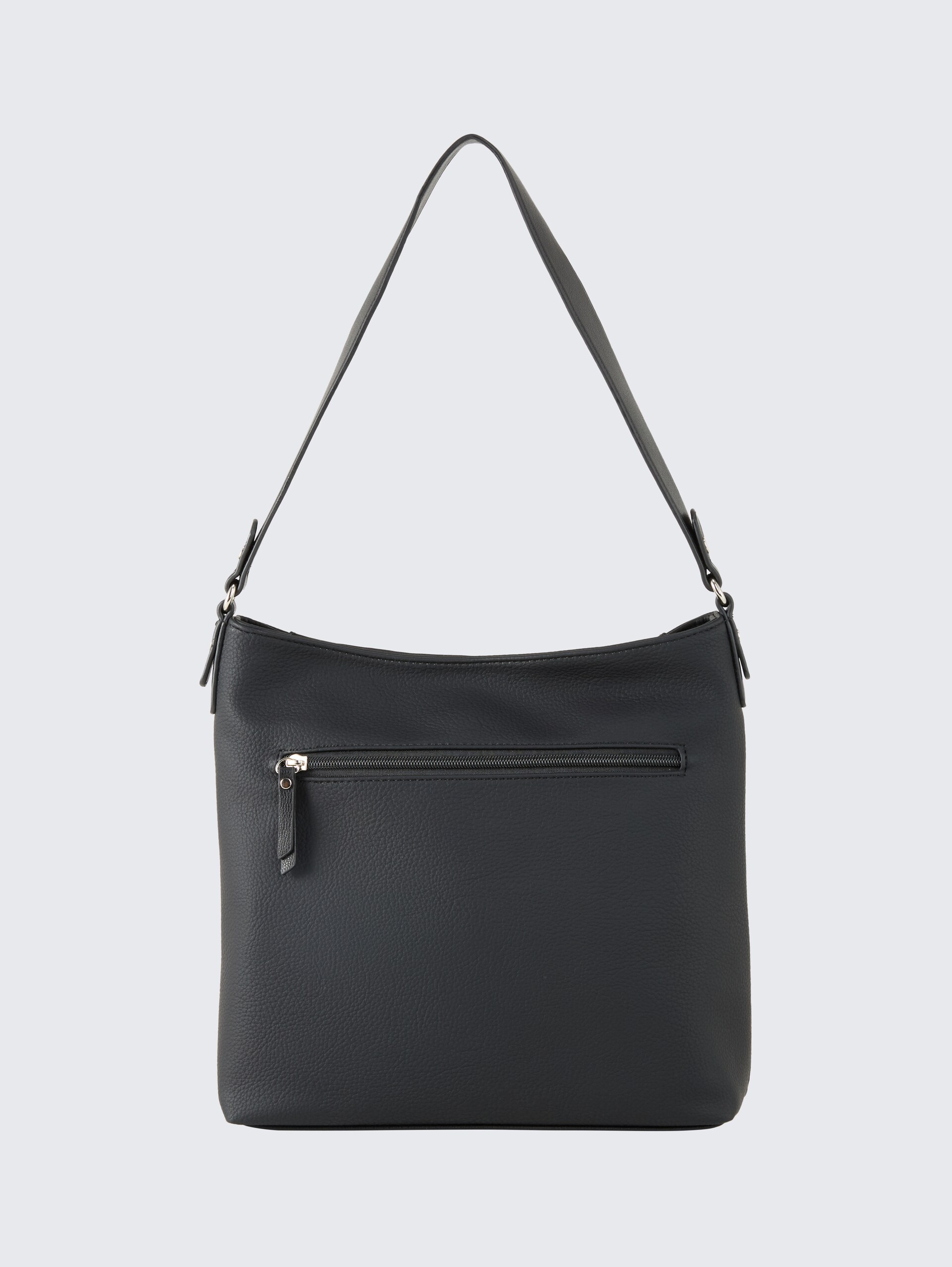 TTLAREA M Schultertasche aus Lederimitat - schwarz / black - Produkt-Rückansicht