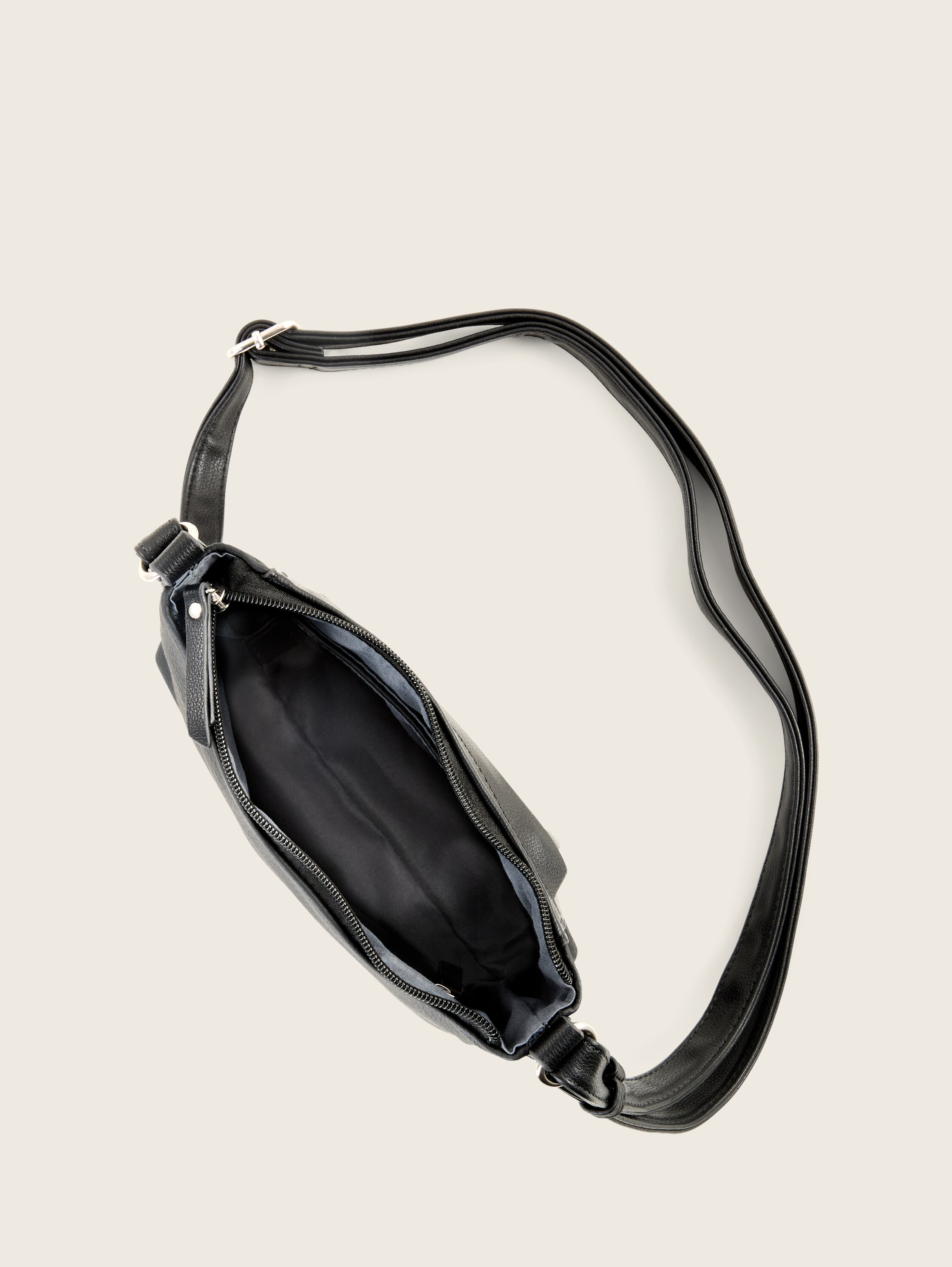 TTLAREA S Umhängetasche mit Material-Mix - schwarz_black - 