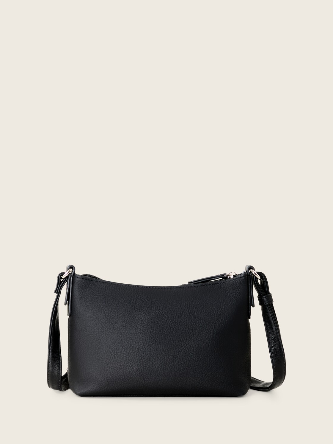 TTLAREA S Umhängetasche mit Material-Mix - schwarz / black - Produkt-Rückansicht