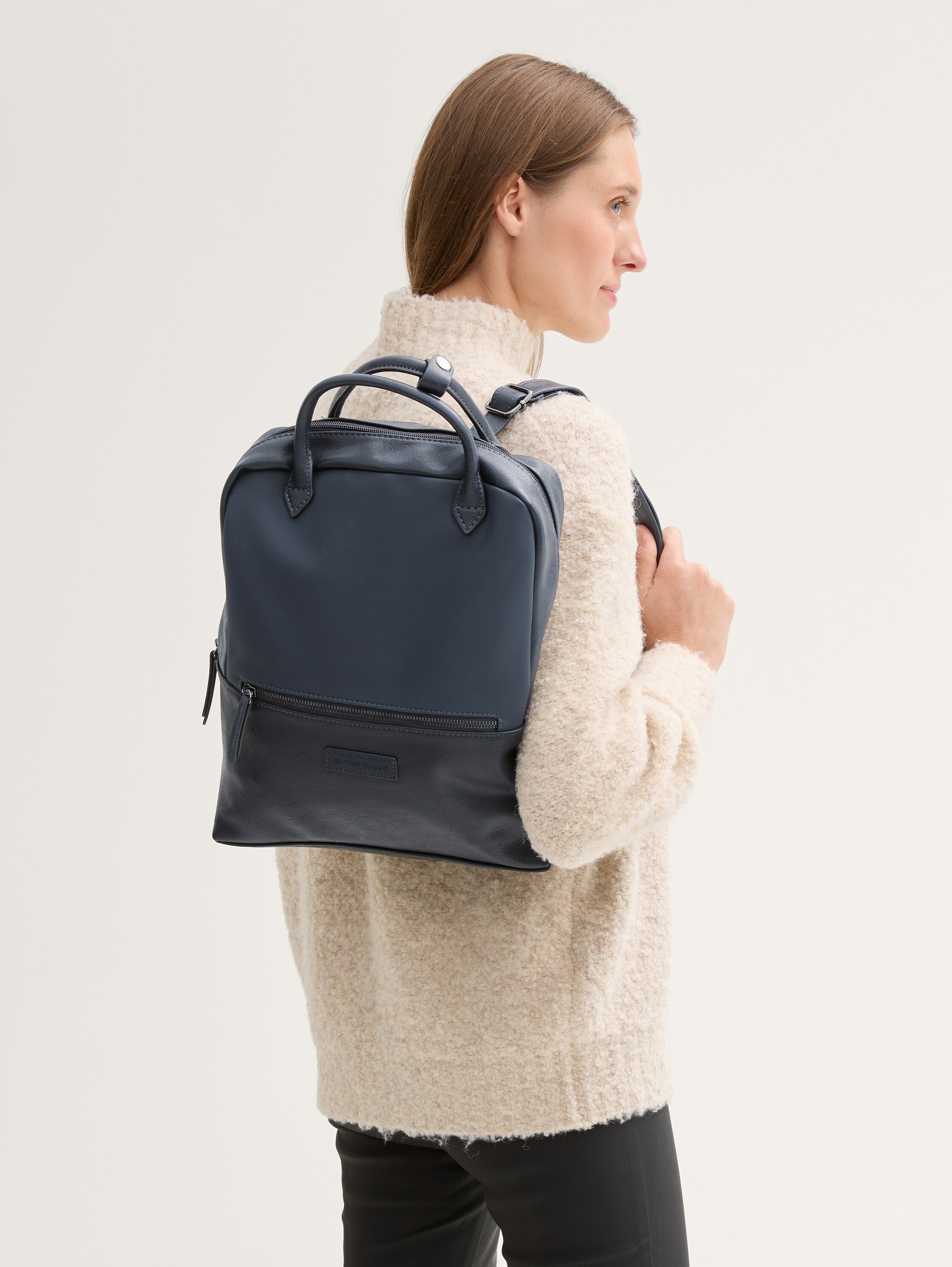 TTGIA L Rucksack aus Lederimitat - dark_blue_1 - 