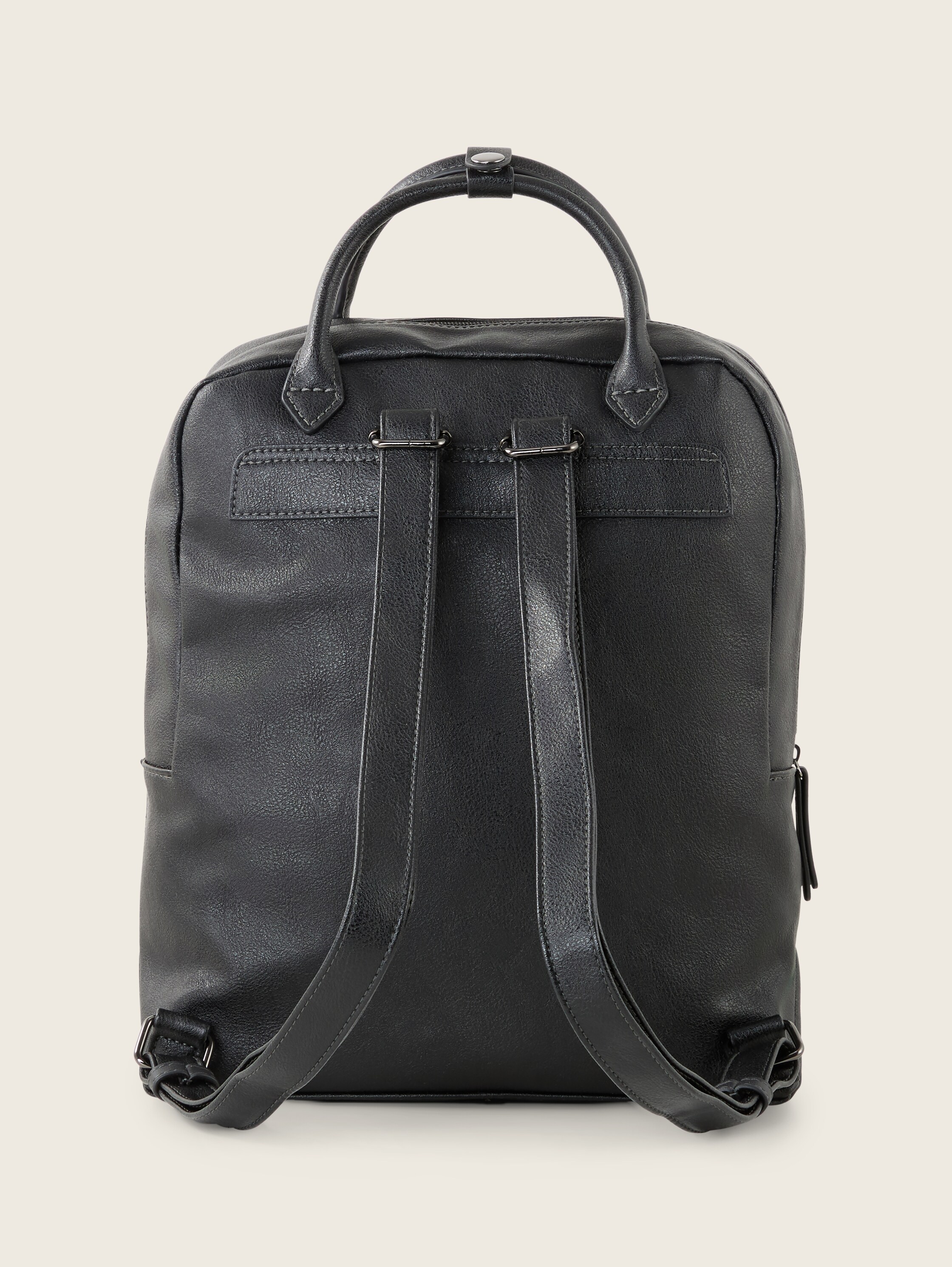 TTGIA L Rucksack aus Lederimitat - schwarz_black - 