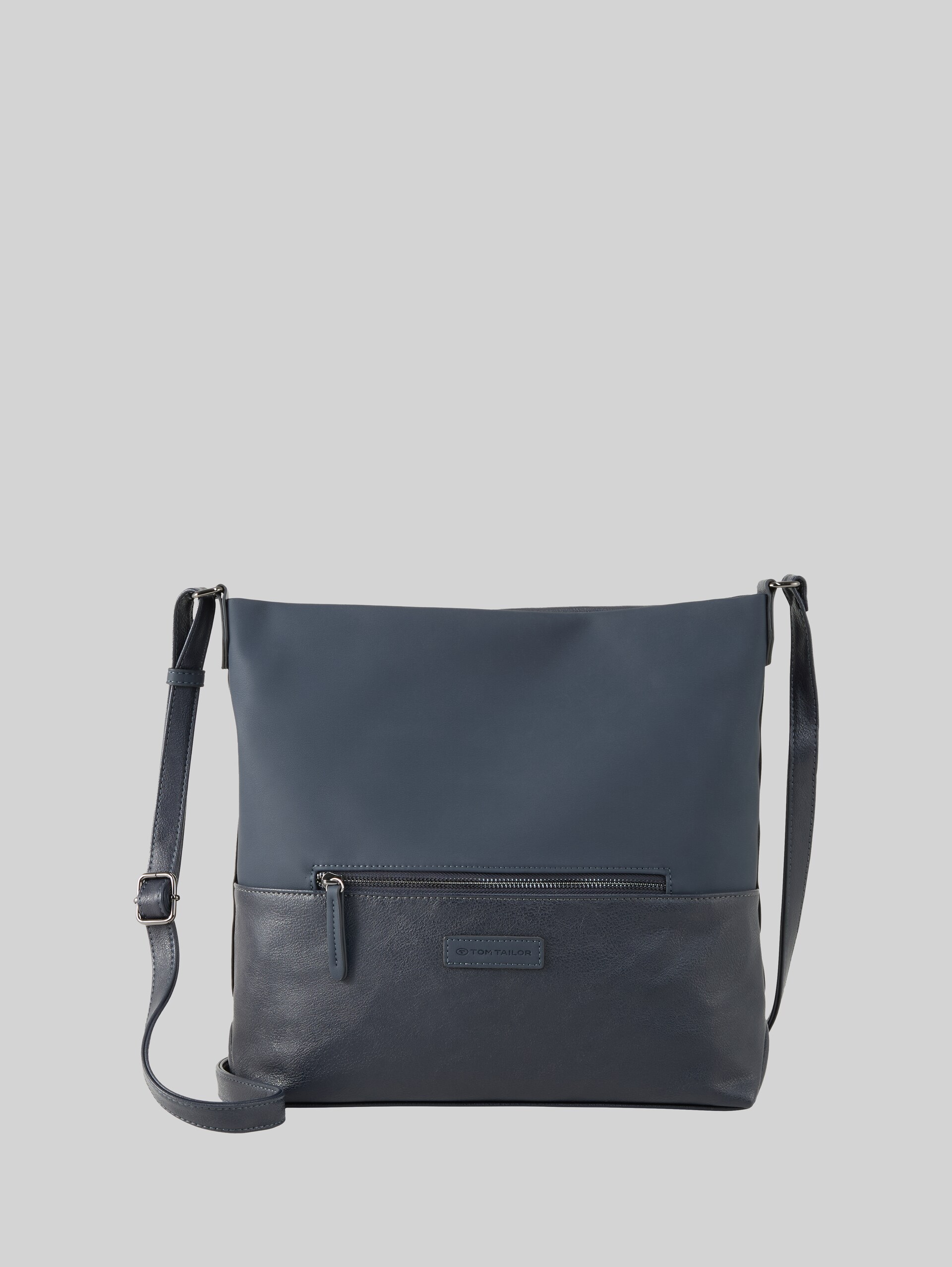 TTGIA M Faux leather pouch bag - dark blue - Front product view