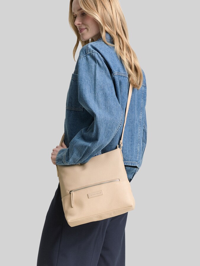 TTGIA M Umhängetasche aus Lederimitat von Women, beige / beige
