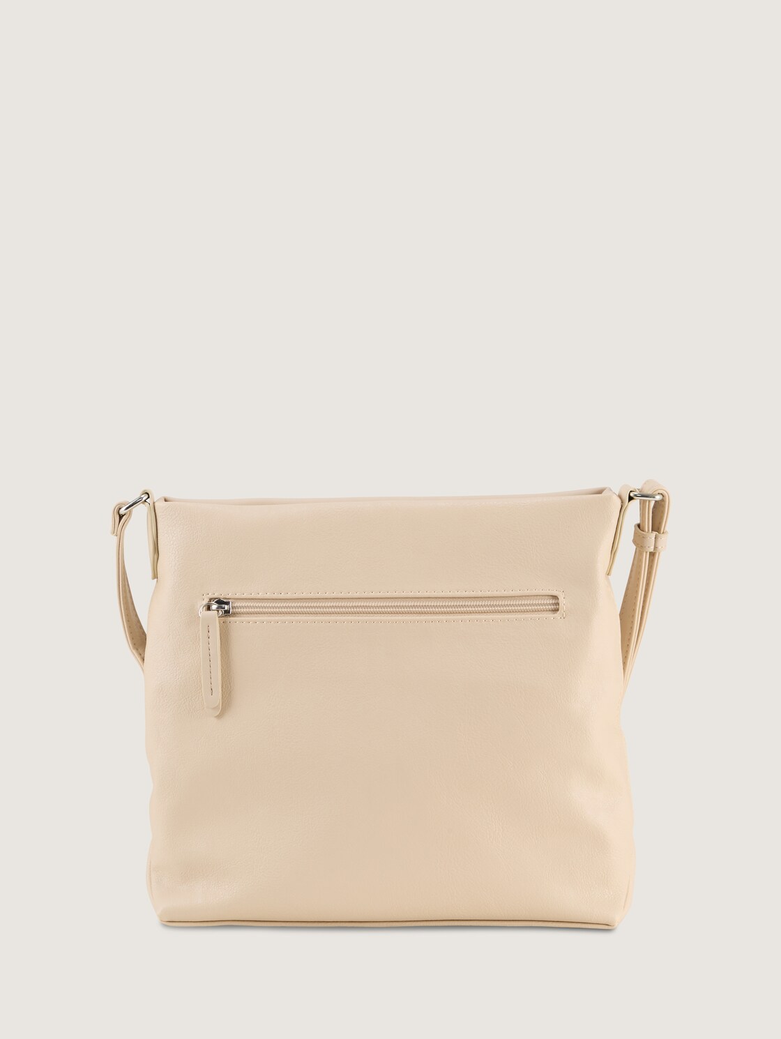 TTGIA M Umhängetasche aus Lederimitat - beige / beige - Produkt-Rückansicht