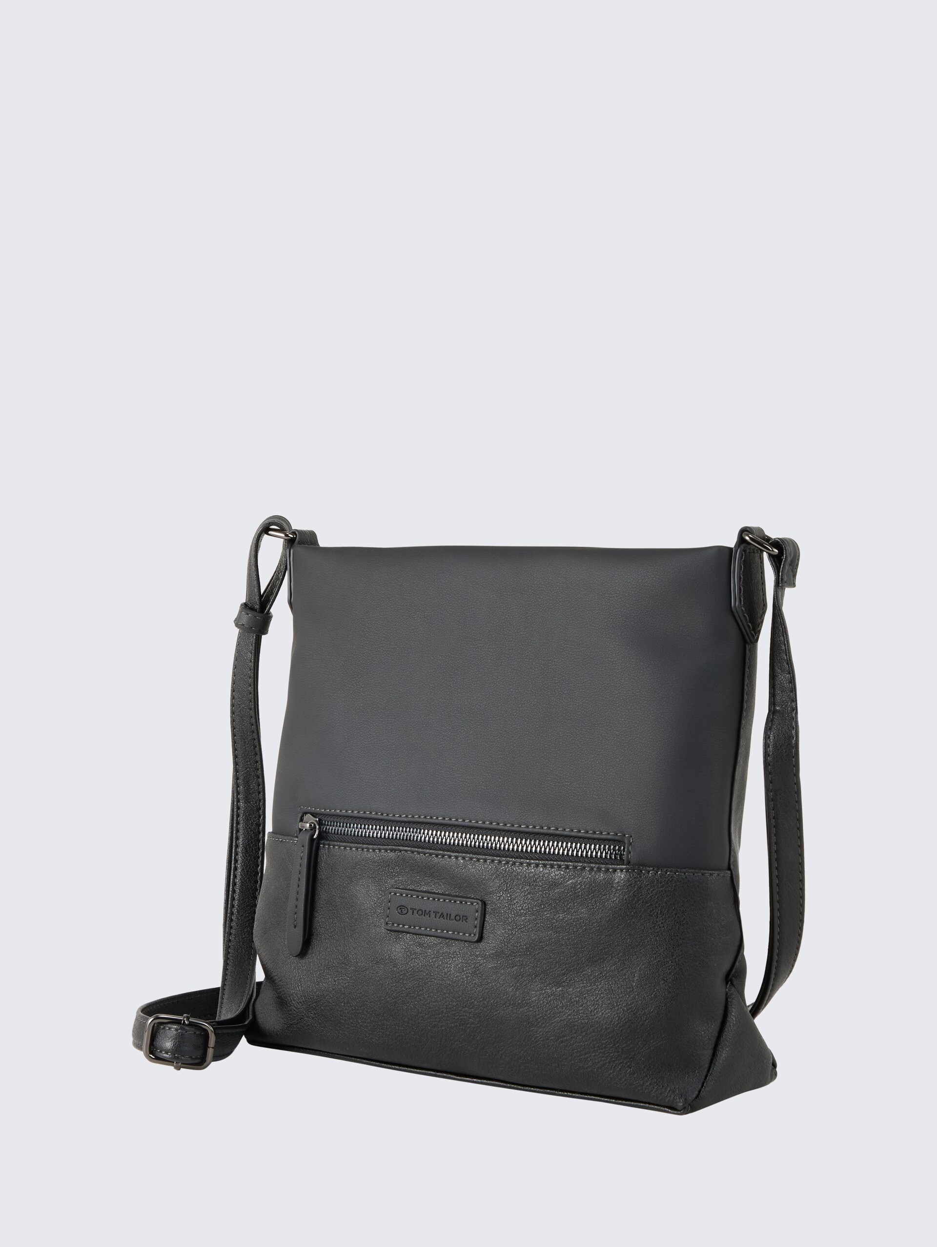 TTGIA M Umhängetasche aus Lederimitat - schwarz / black - seitliche Produkt-Ansicht 