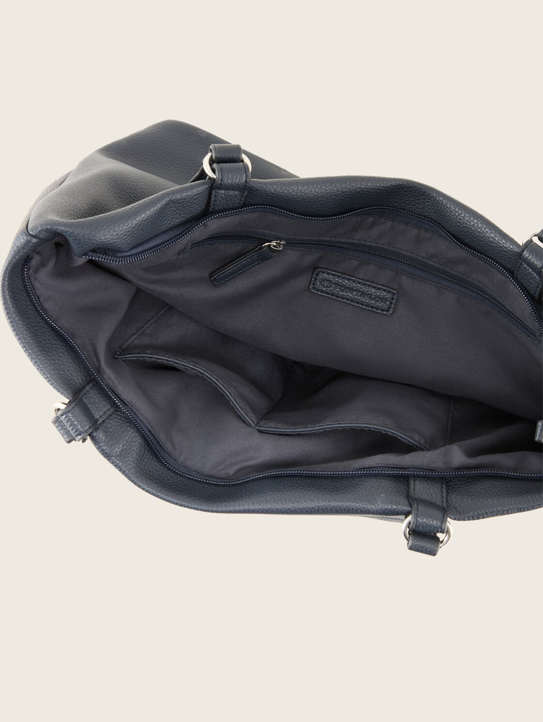 TTBECA L Shopper mit Reißverschluss-Details - dark blue - seitliche Produkt-Ansicht 