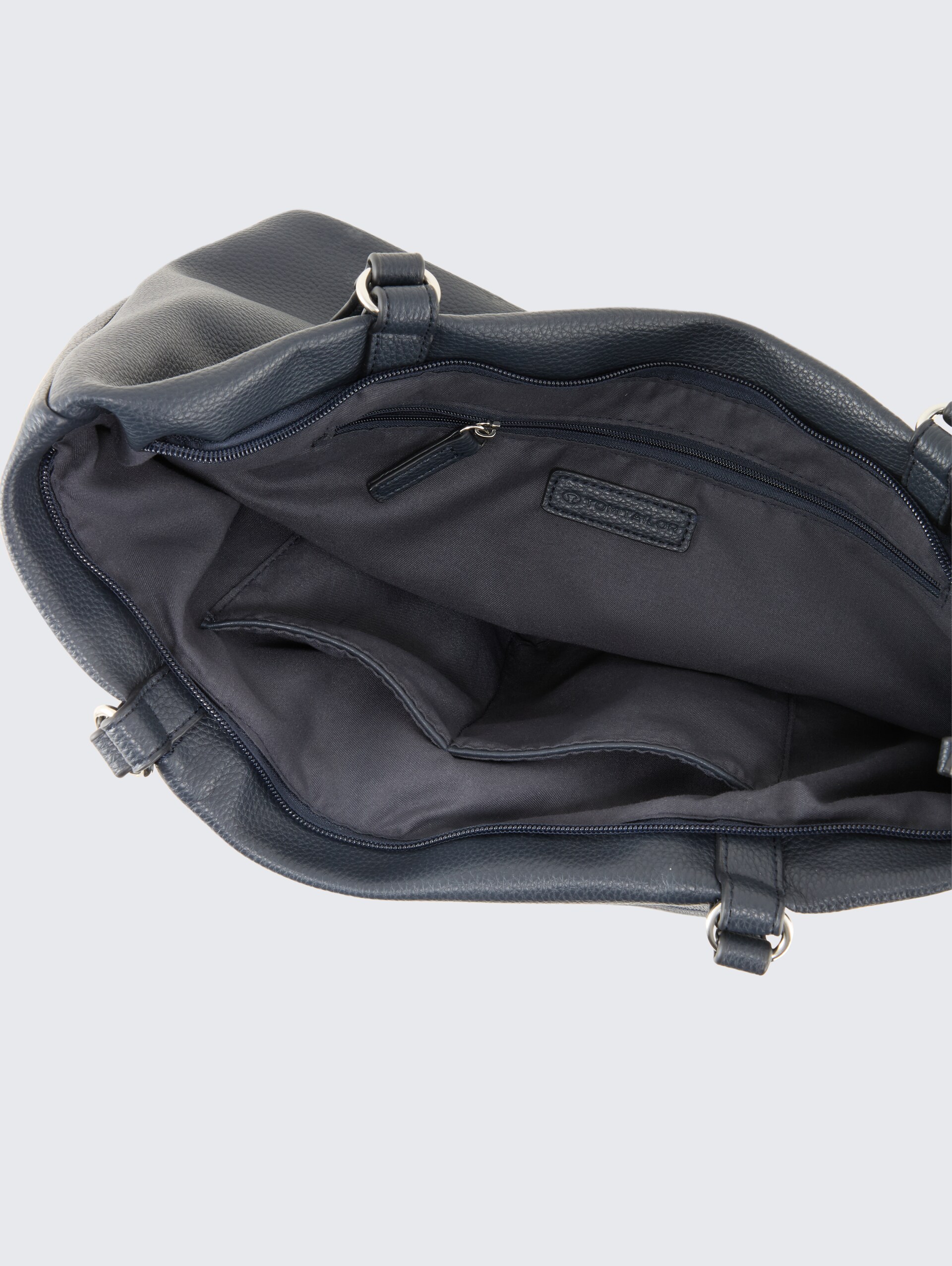 TTBECA L Shopper mit Reißverschluss-Details - dark blue - seitliche Produkt-Ansicht 