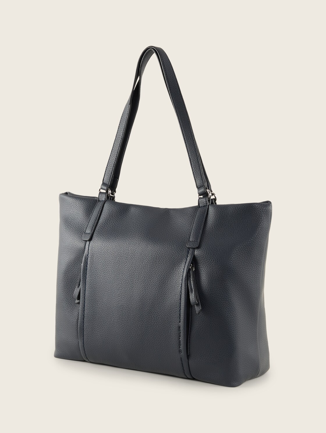 TTBECA L Shopper mit Reißverschluss-Details - dark blue - seitliche Produkt-Ansicht 