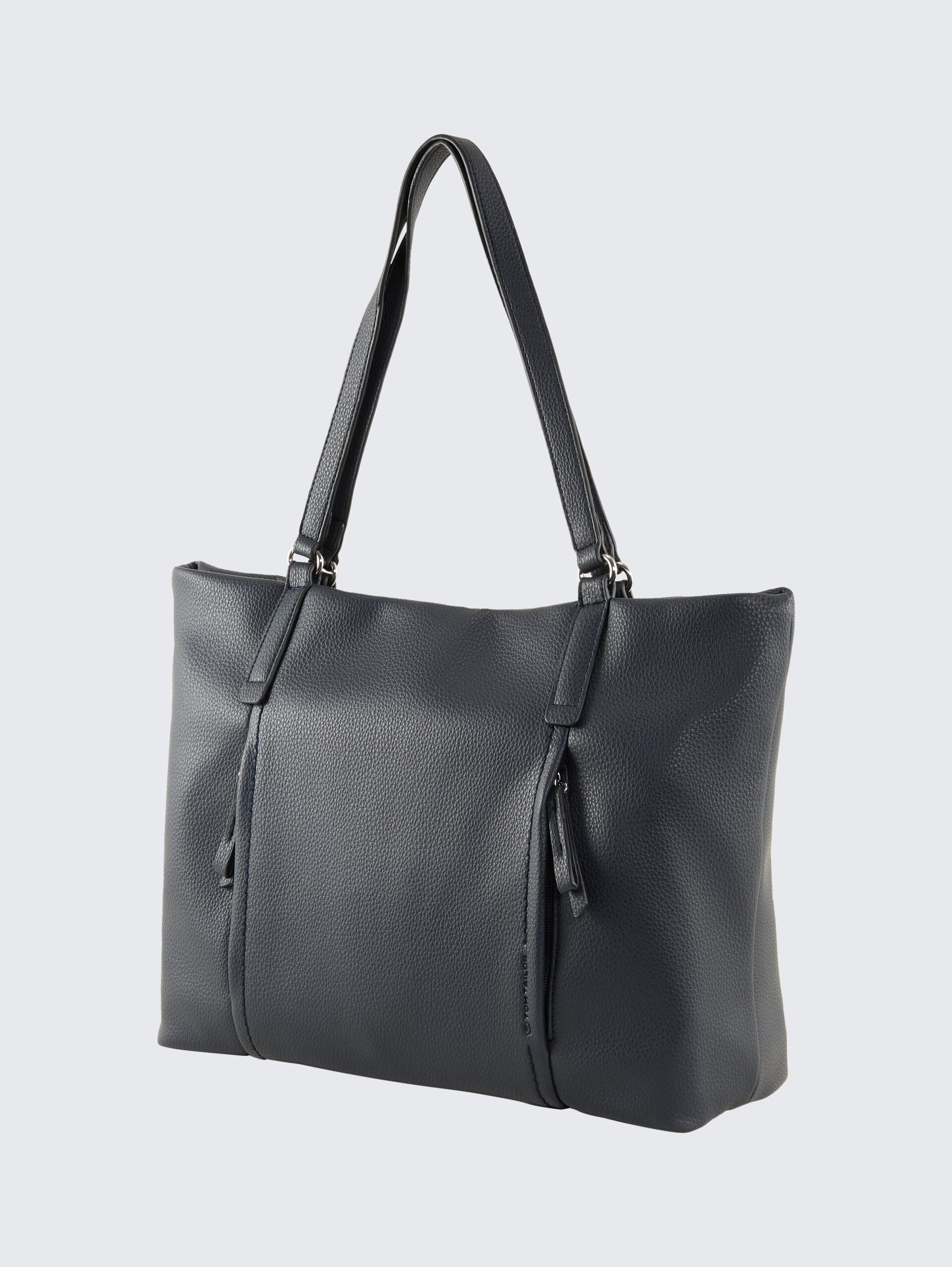 TTBECA L Shopper mit Reißverschluss-Details - dark blue - seitliche Produkt-Ansicht 