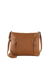 Ausgewählt, TTBECA M Beuteltasche mit Reißverschluss-Details von Tom Tailor, braun