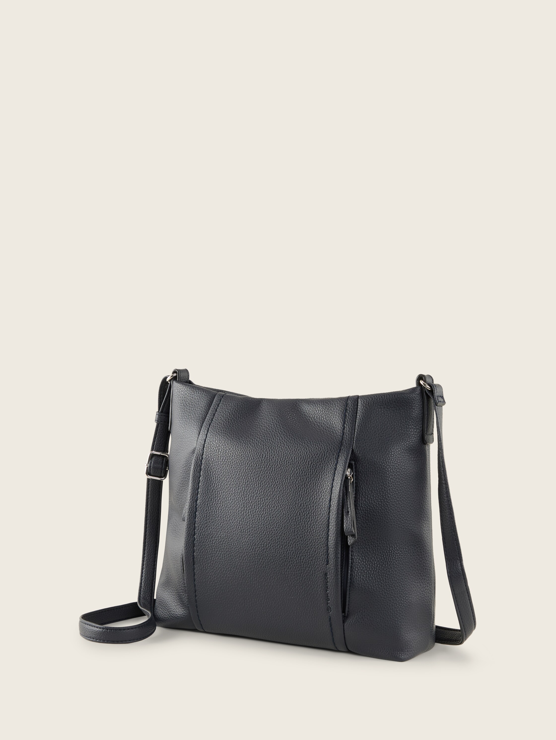 TTBECA M Beuteltasche mit Reißverschluss-Details - dark_blue_1 - 