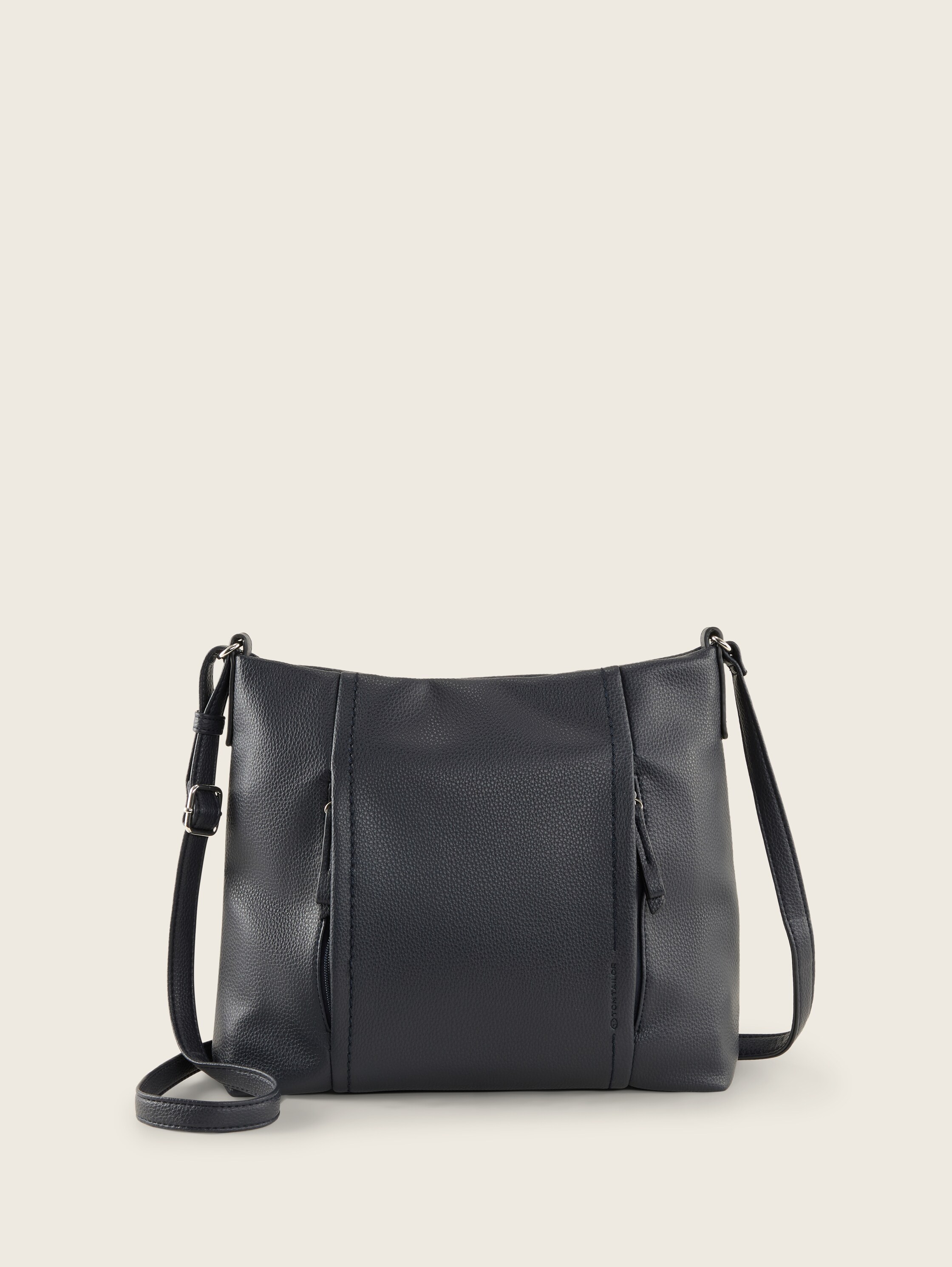 TTBECA M Beuteltasche mit Reißverschluss-Details - dark_blue_1 - 