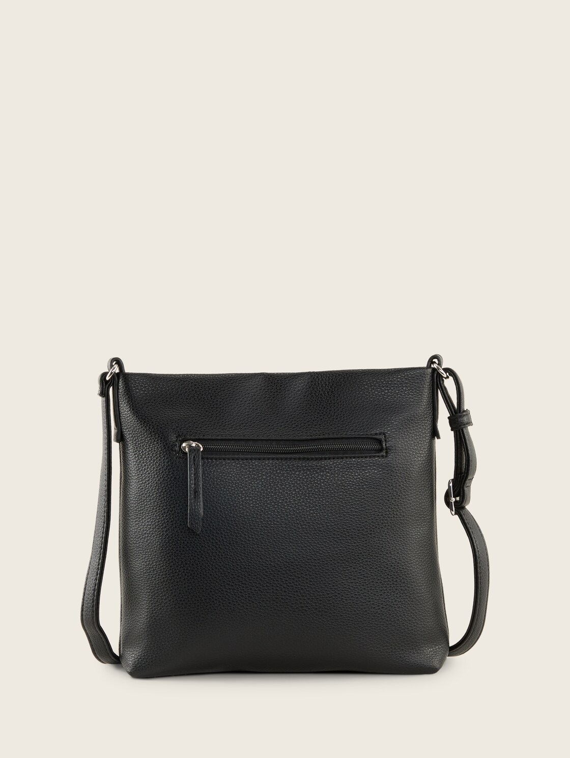 TTBECA M Umhängetasche mit Reißverschluss-Details - schwarz / black - Produkt-Rückansicht