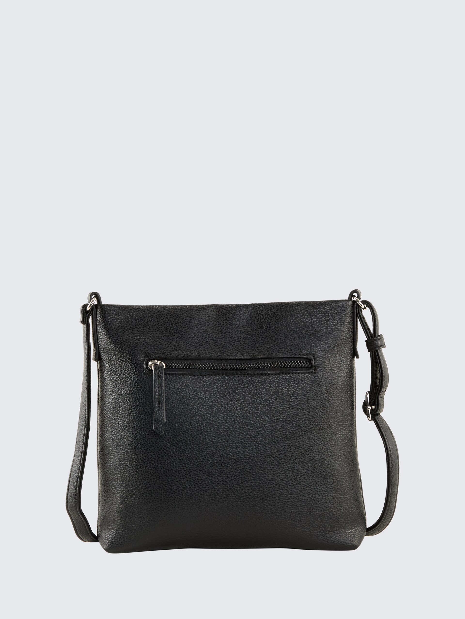 TTBECA M Umhängetasche mit Reißverschluss-Details - schwarz / black - Produkt-Rückansicht
