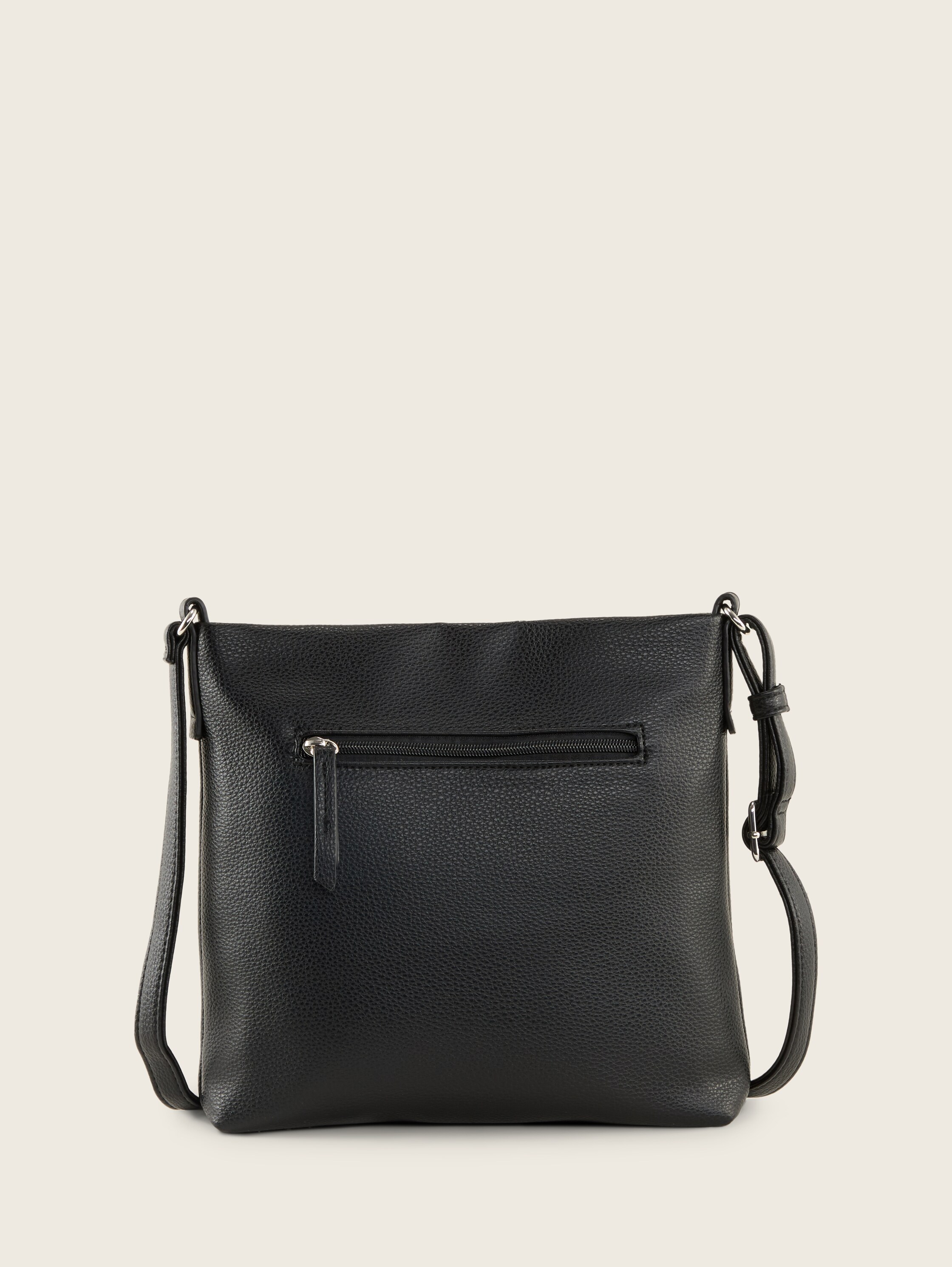 TTBECA M Umhängetasche mit Reißverschluss-Details - schwarz_black - 