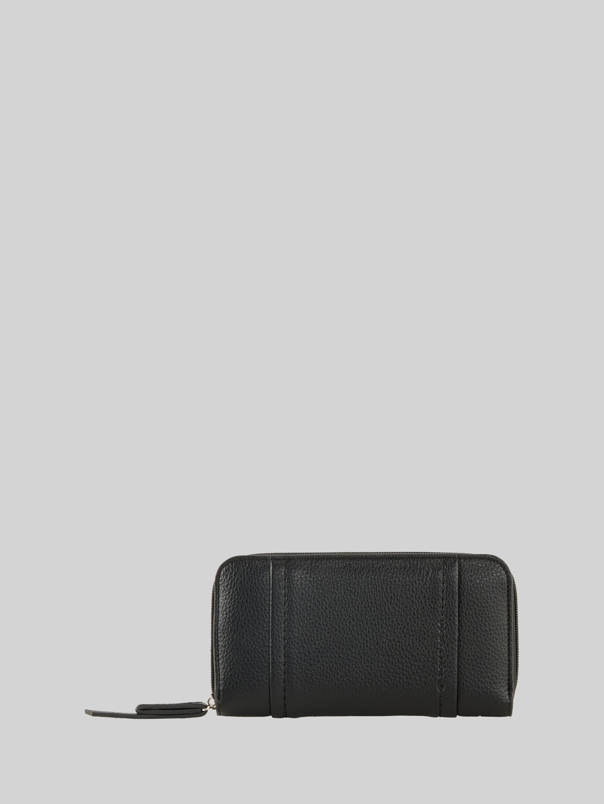 TTBECA wallet with decorative stitching - schwarz / black - Front product view