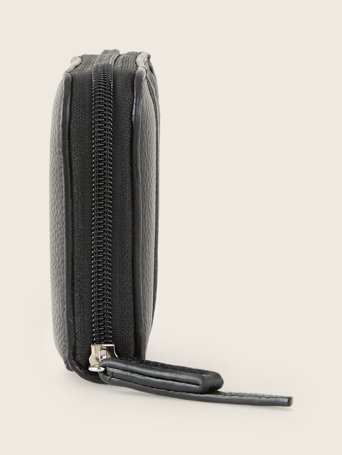 TTBECA Portemonnaie mit Ziernähten - schwarz / black