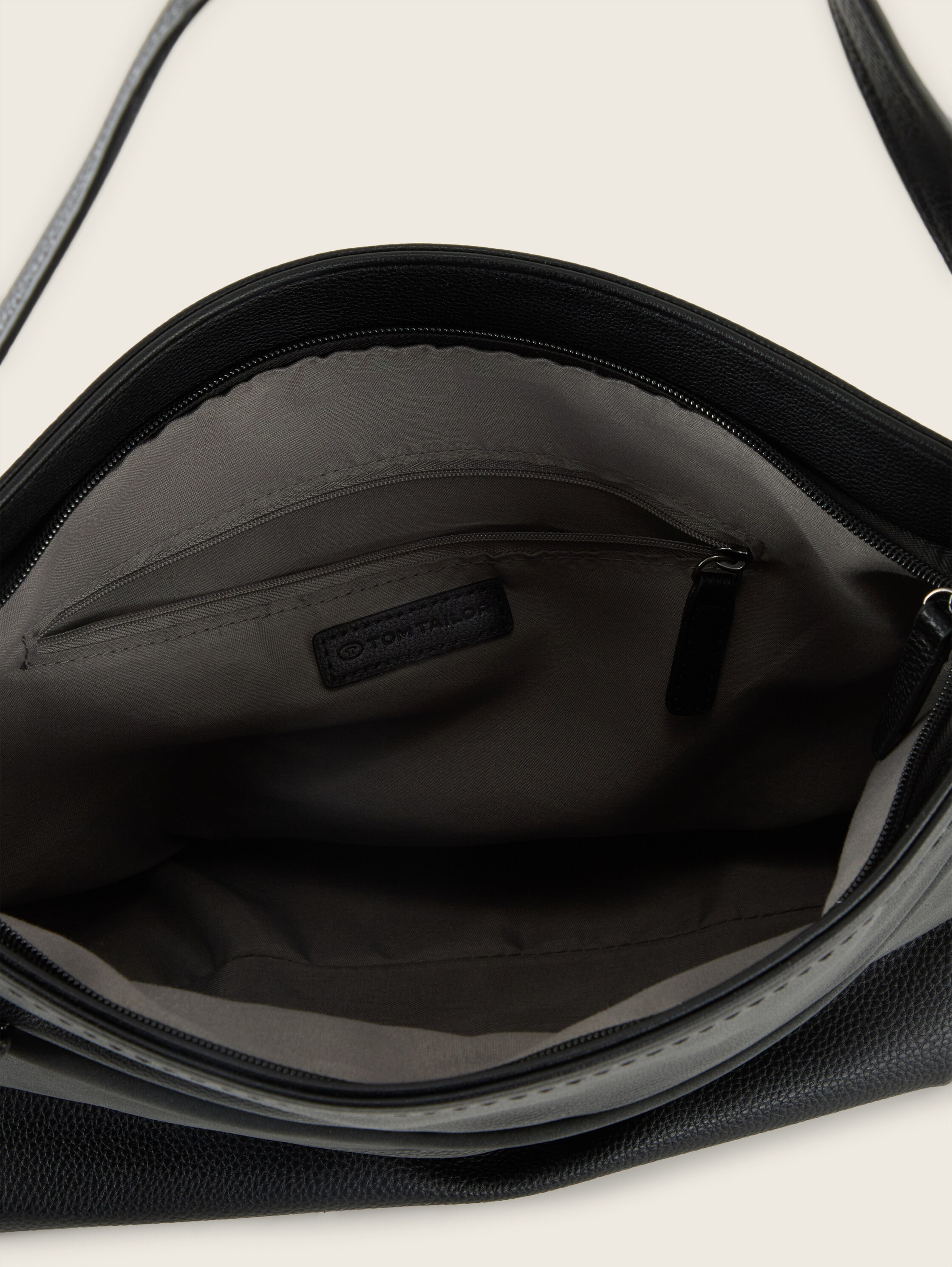 TTNICOLINA M Schultertasche mit Material-Mix - mixed_black - 