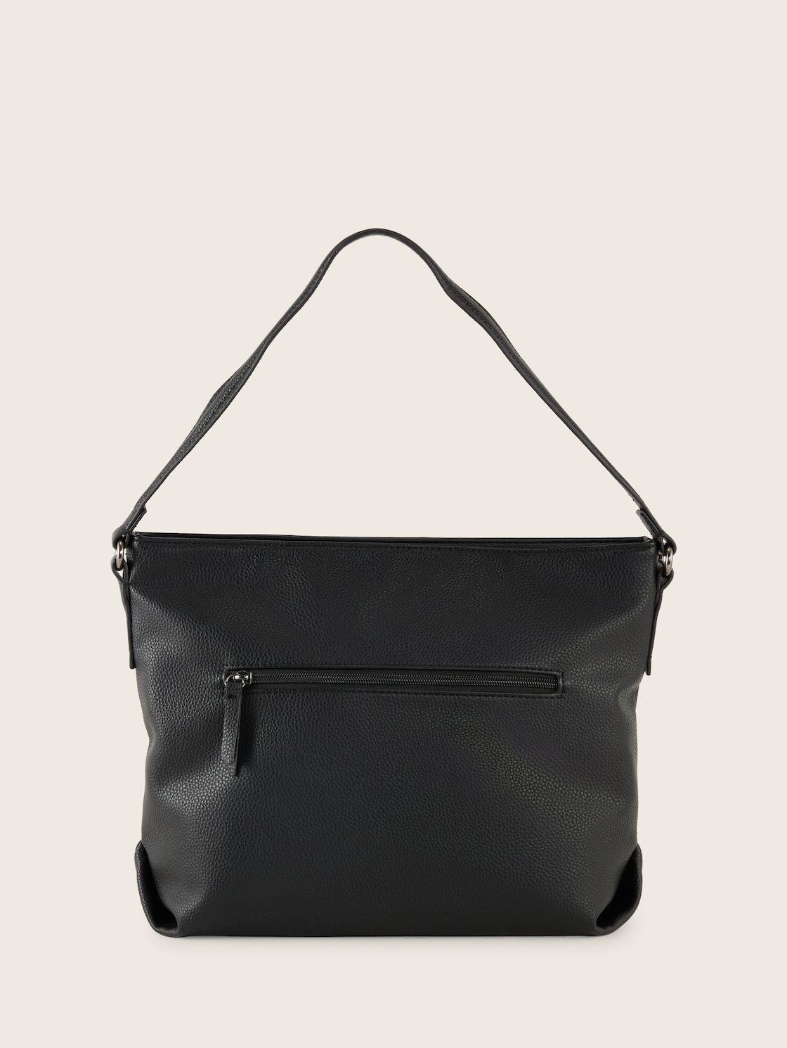 TTNICOLINA M Schultertasche mit Material-Mix - mixed black - Produkt-Rückansicht