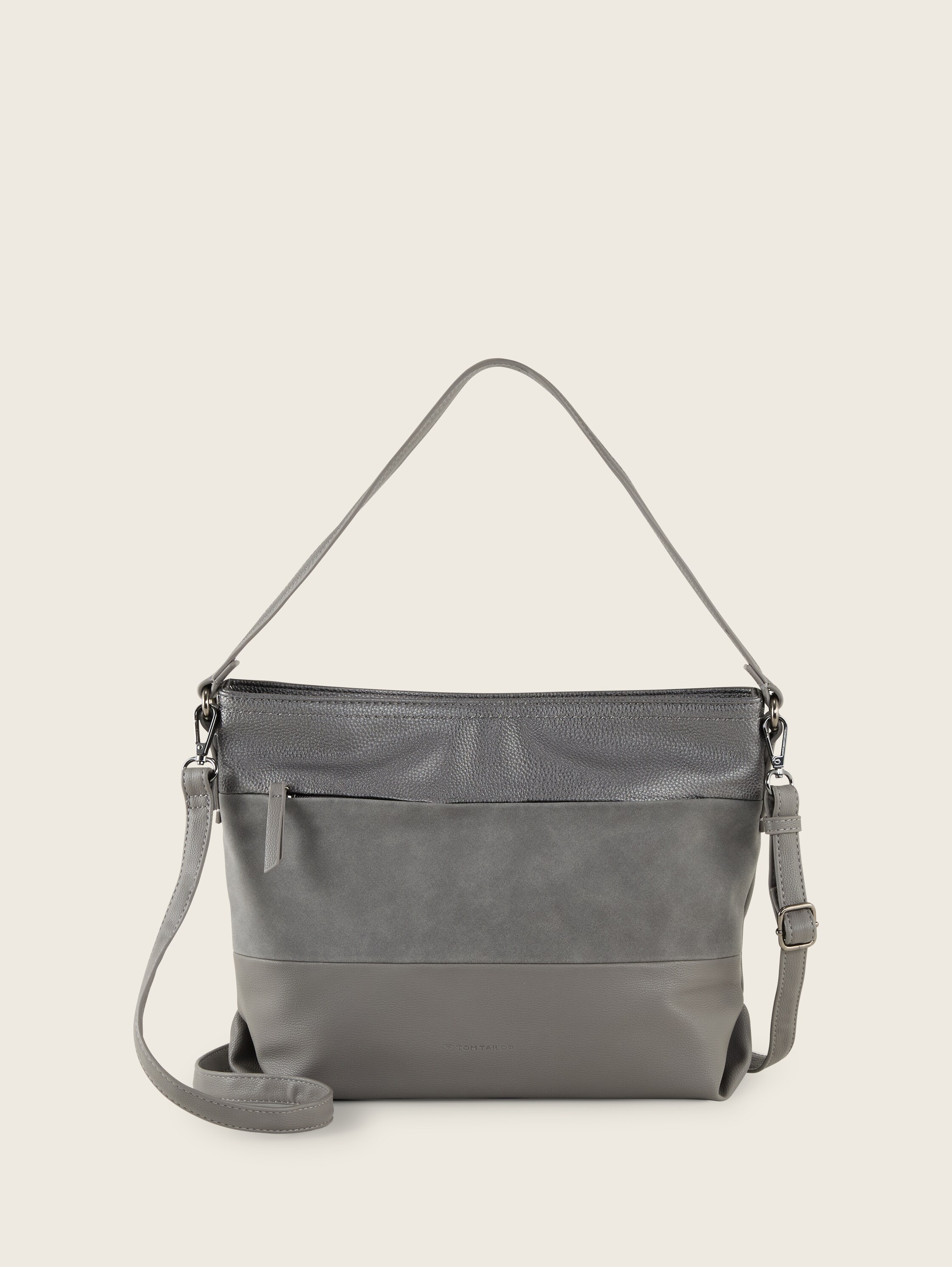 TTNICOLINA M Schultertasche mit Material-Mix - 2