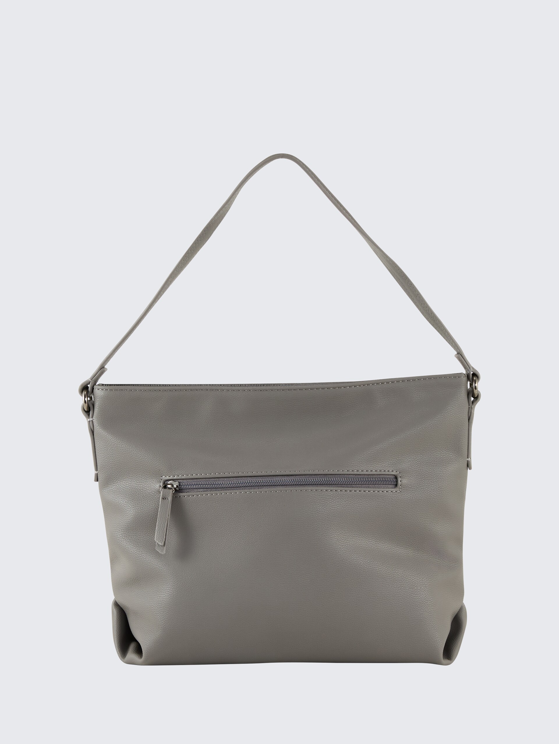 TTNICOLINA M Schultertasche mit Material-Mix - mixed grey - Produkt-Rückansicht