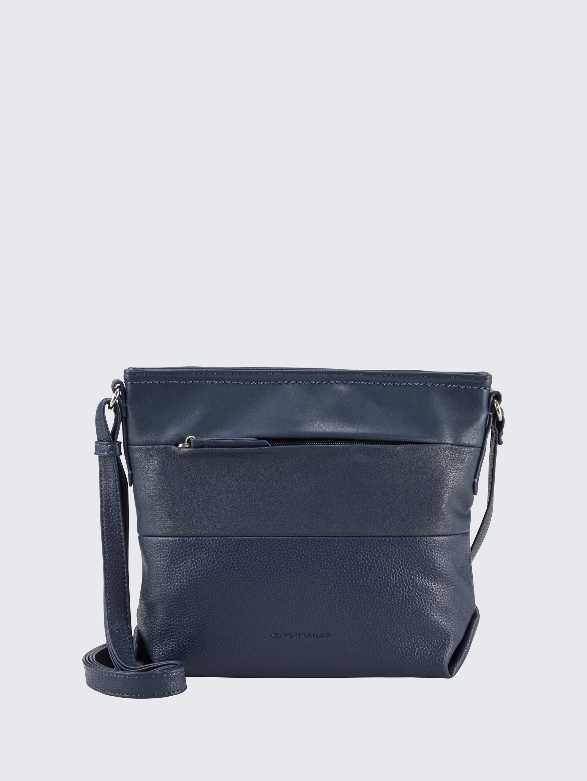 TTNICOLINA M Umhängetasche mit Material-Mix - dark blue - Vorder-Produkt-Ansicht