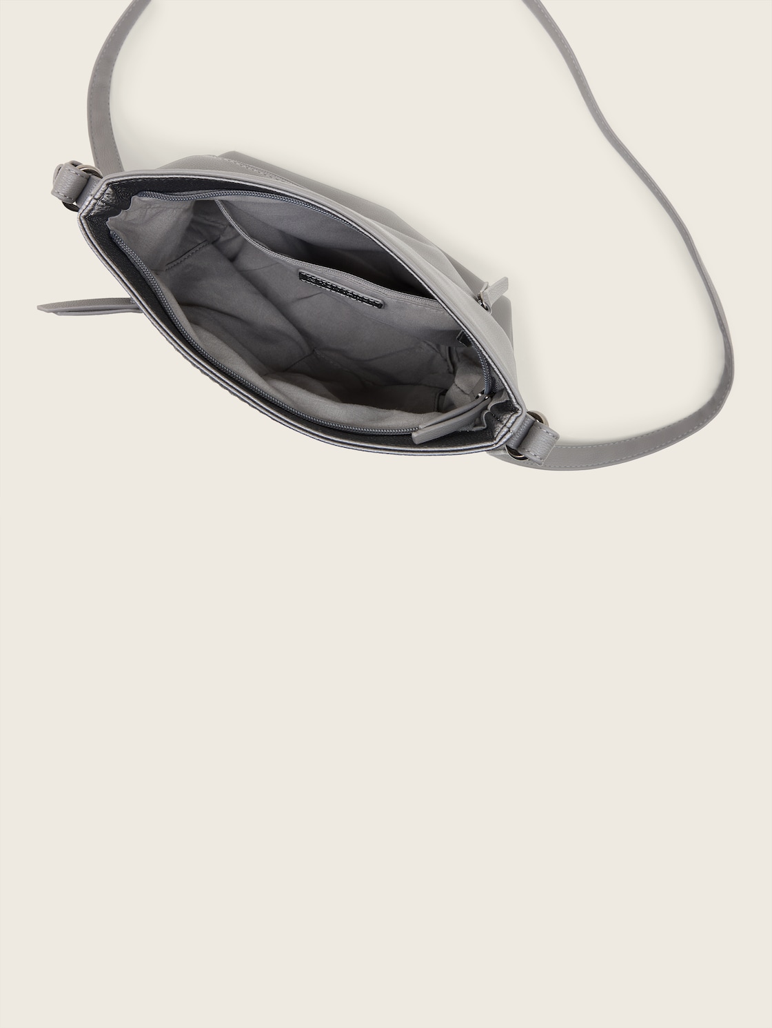 TTNICOLINA M shoulder bag with material mix - mixed grey - side product view 