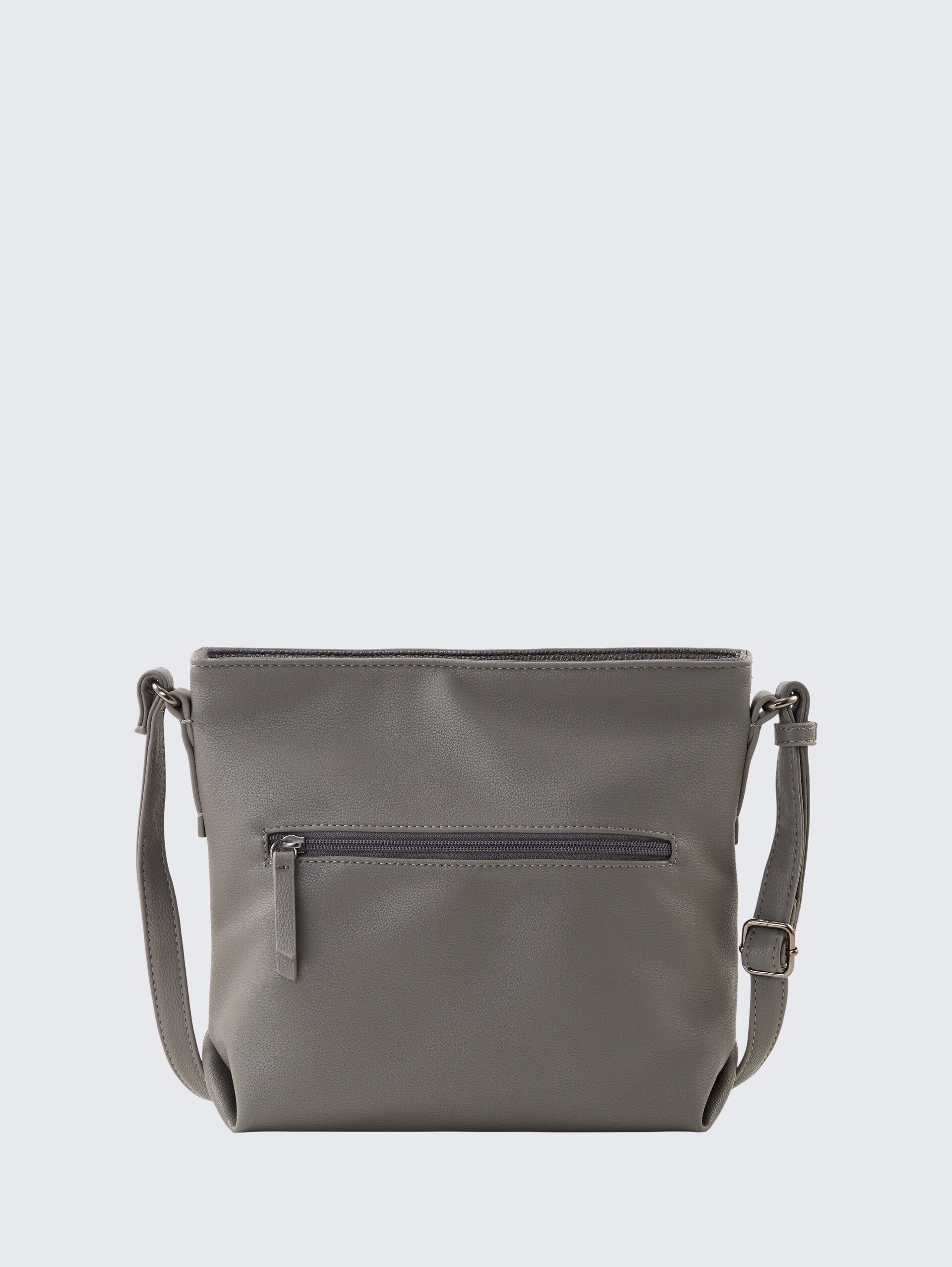 TTNICOLINA M Umhängetasche mit Material-Mix - mixed grey - Produkt-Rückansicht