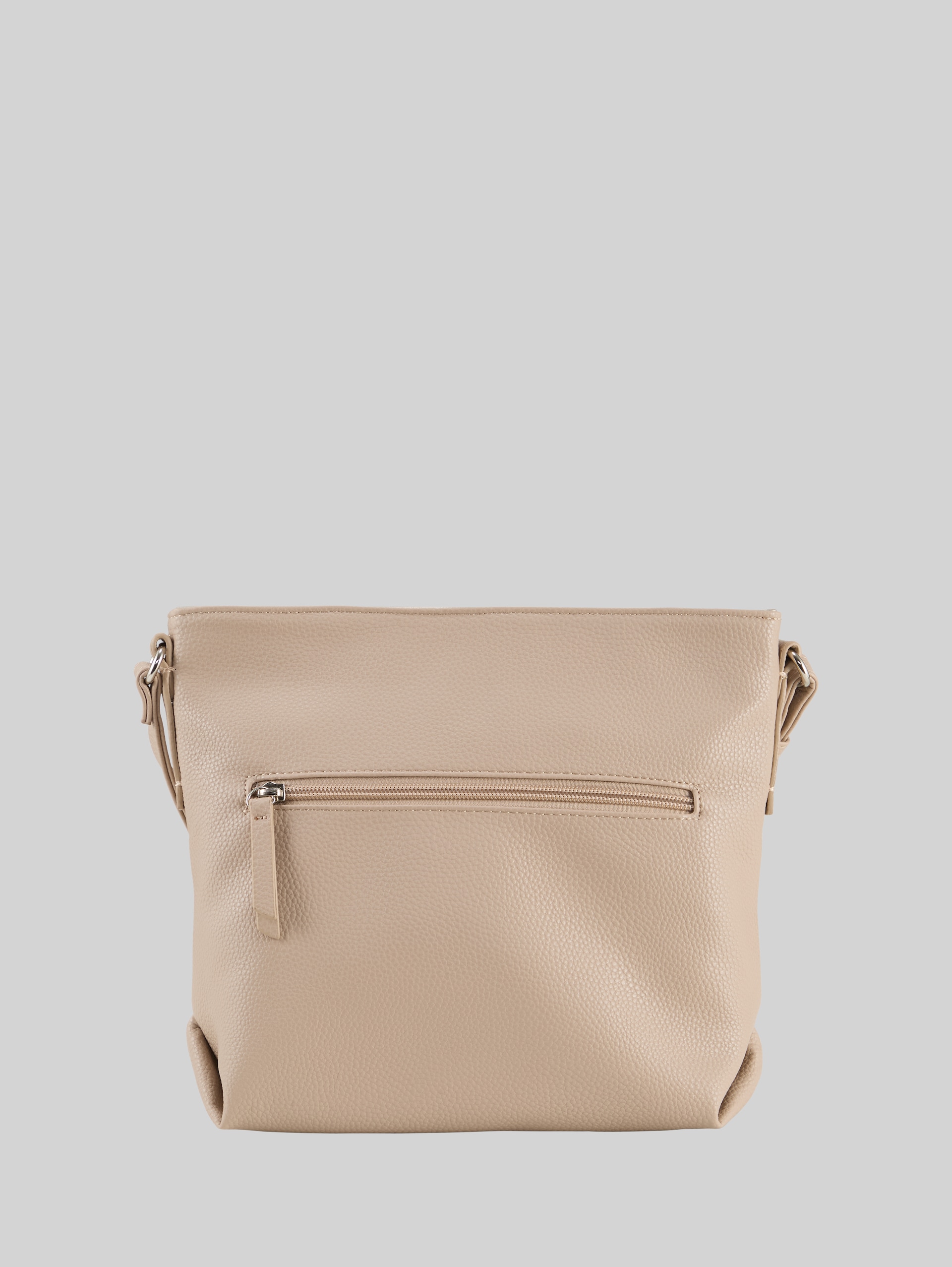 TTNICOLINA M Umhängetasche mit Material-Mix - mixed taupe - Produkt-Rückansicht