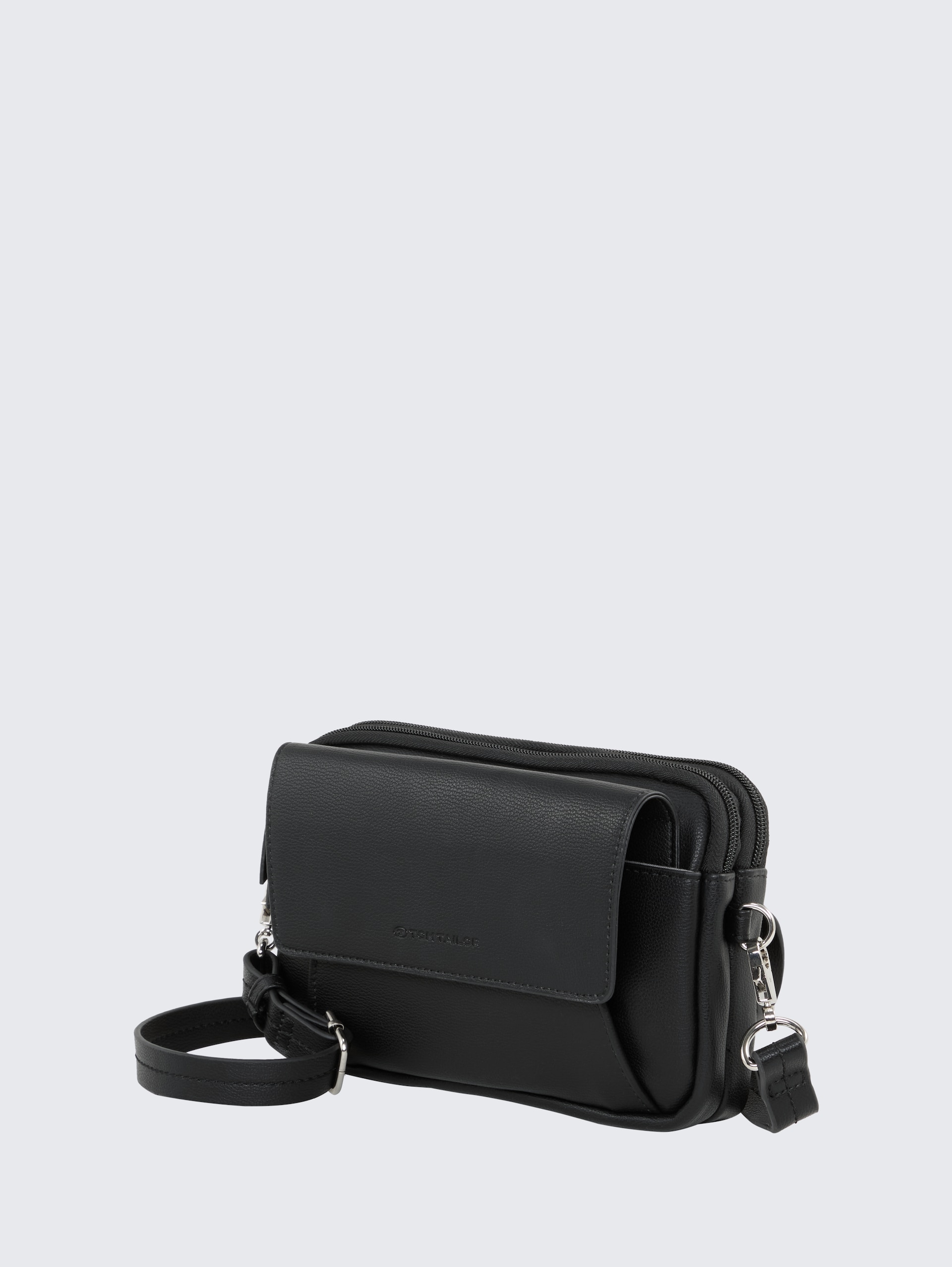 TTTILLY S Umhängetasche mit Umschlag - schwarz / black - seitliche Produkt-Ansicht 