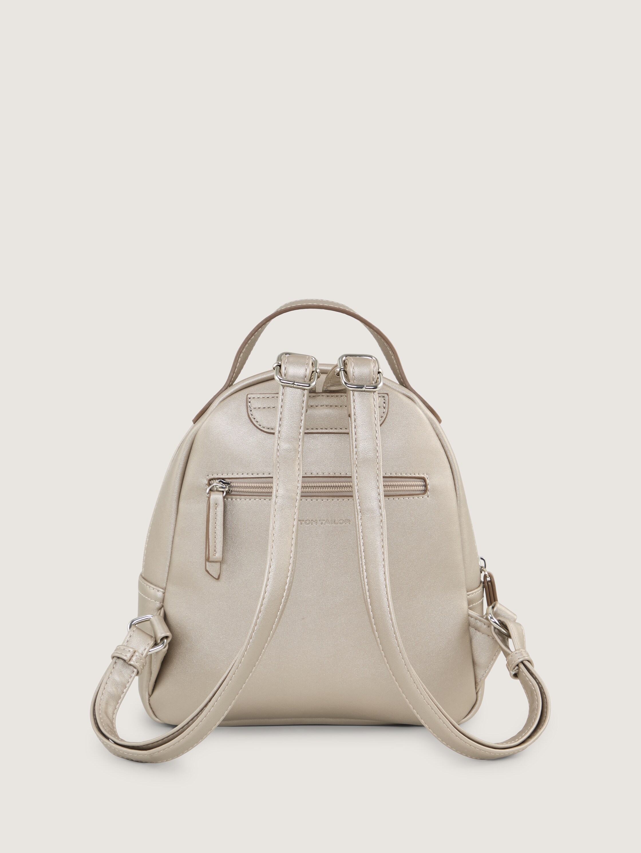 TTDENICE M Rucksack mit Logo-Prägung - metallic_taupe - 