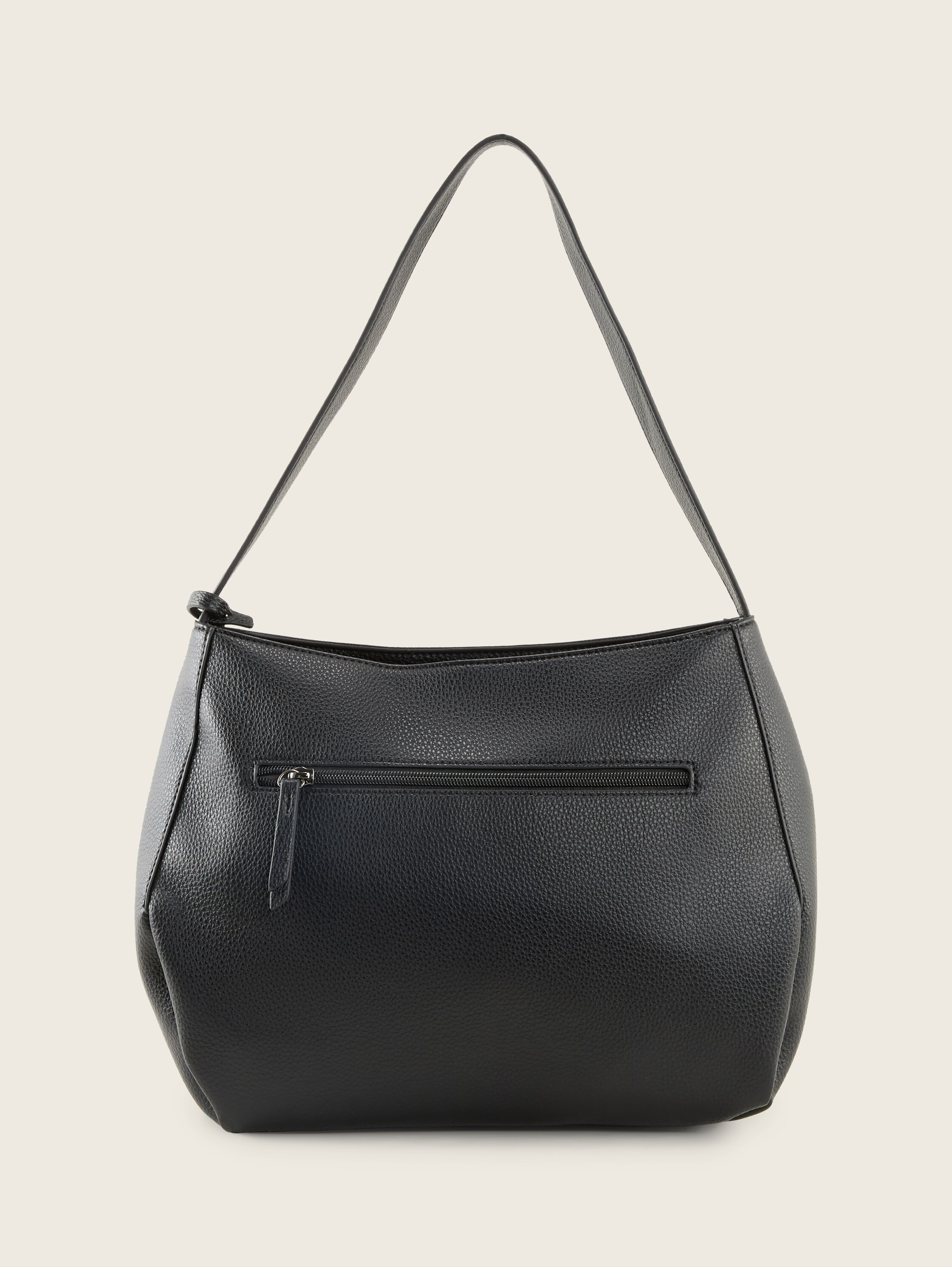 TTBERIT M Beuteltasche mit Logo-Anhänger - schwarz / black - Produkt-Rückansicht