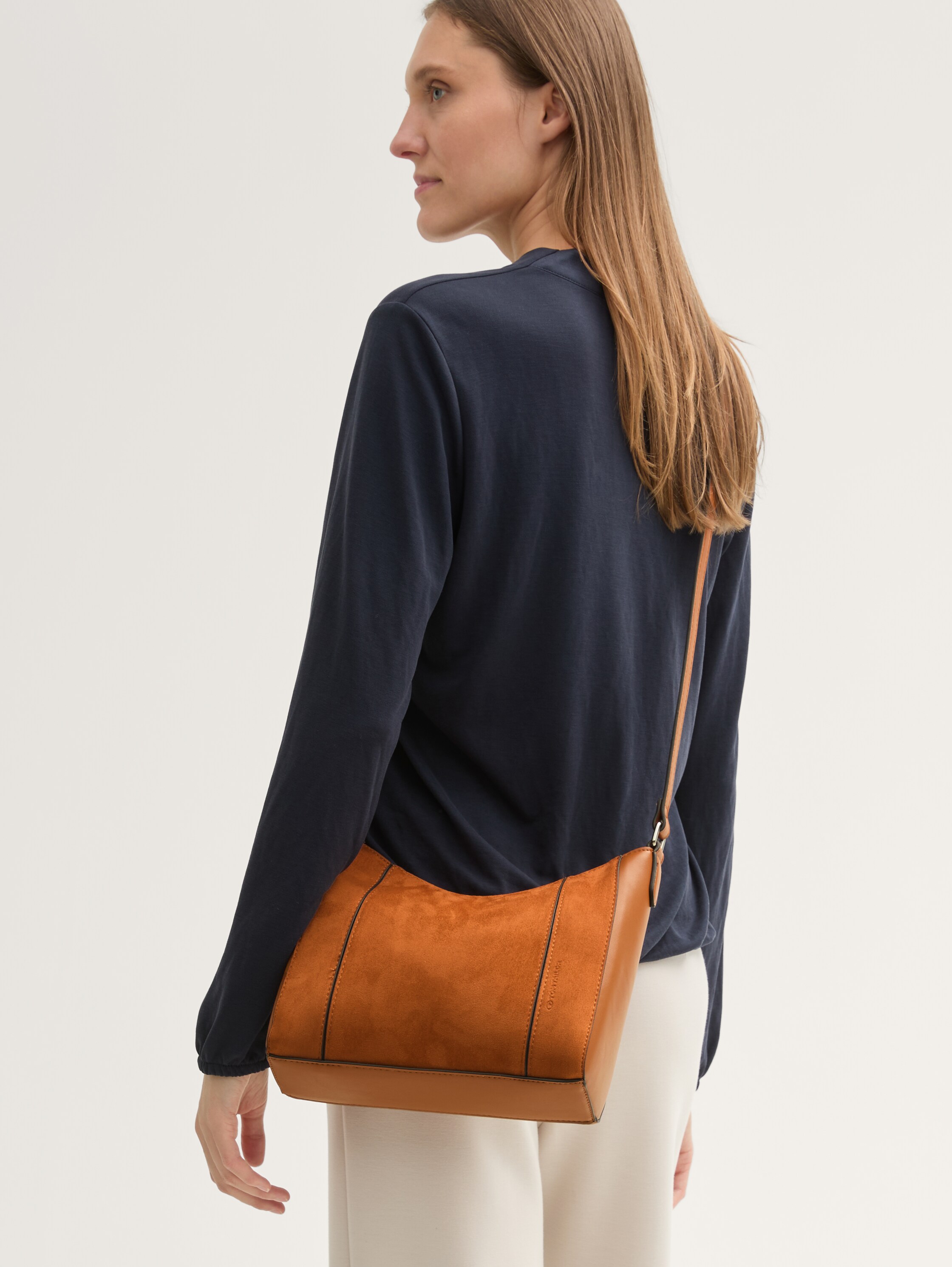 TTPIRA M Beuteltasche mit Velourlederimitat - 1
