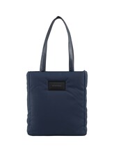 Ausgewählt, TTPATTI M Shopper aus wasserabweisendem recyceltem Nylon von Tom Tailor, blau
