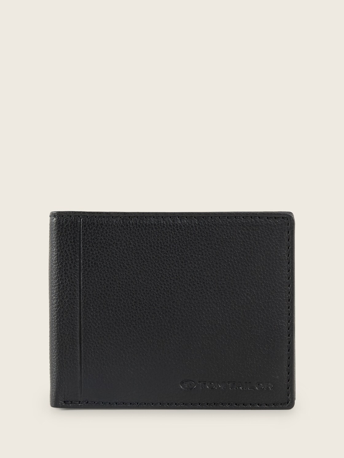 TTBELA Brieftasche aus Leder - schwarz / black - Vorder-Produkt-Ansicht